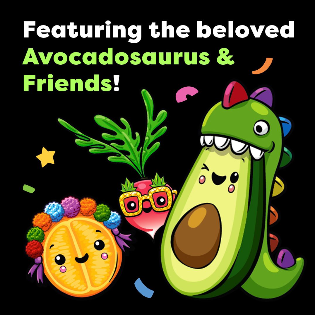 Party Time! with Avocadosaurus and Friends