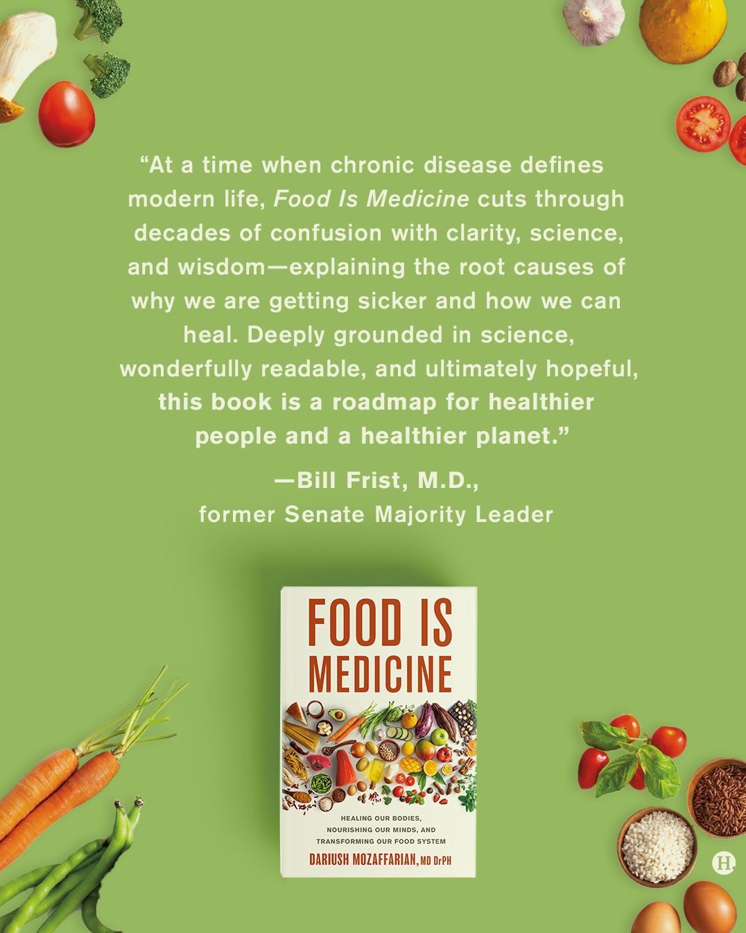 Food Is Medicine: Healing Our Bodies, Nourishing Our Minds, and Transforming Our Food System