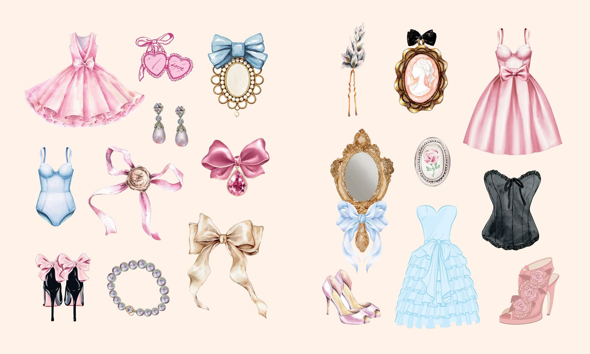 Sticker Studio: Romantica: A Sticker Gallery of Coquettish Whimsy