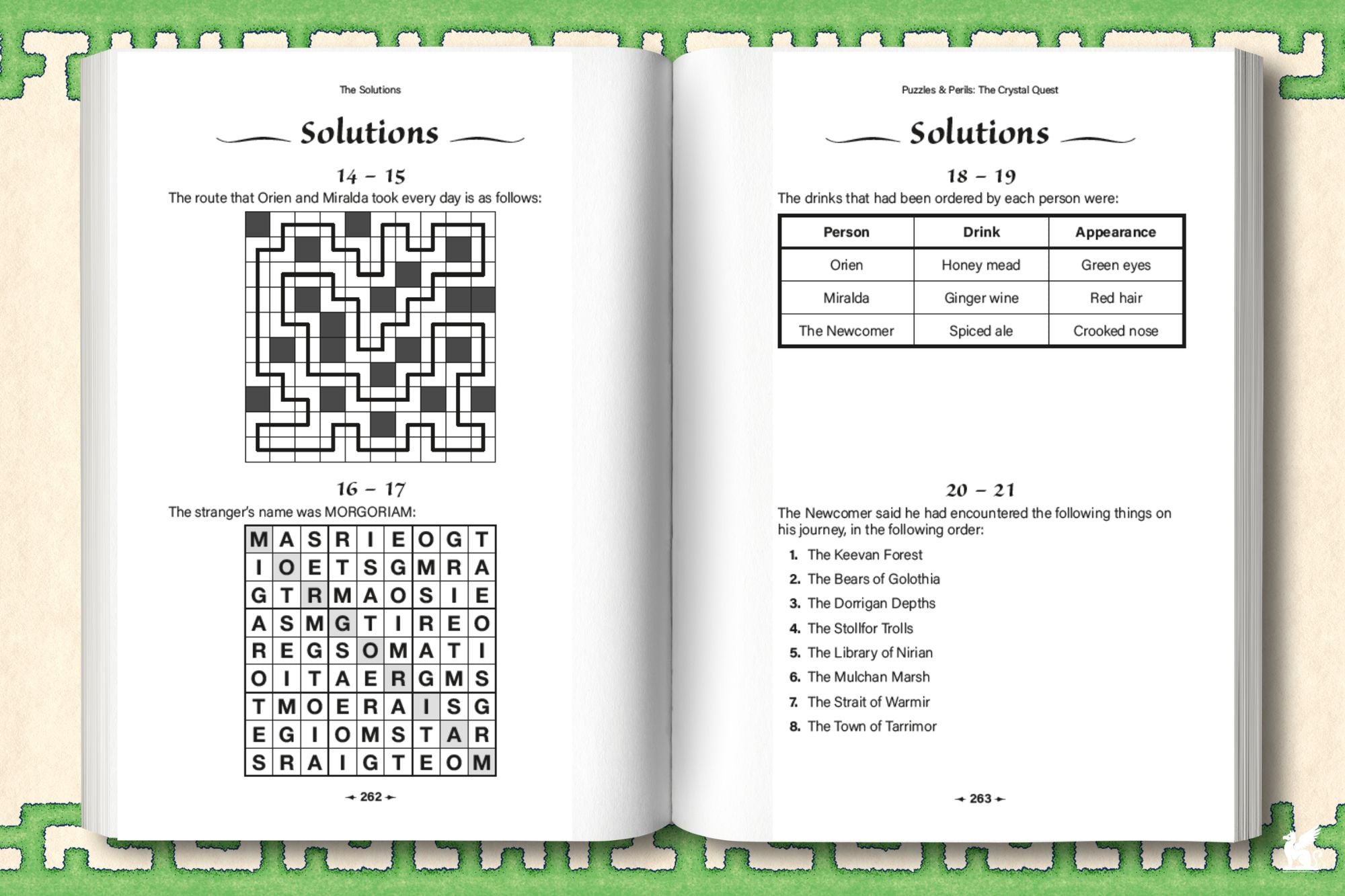 Puzzles & Perils: The Crystal Quest: A Novel in 100 Fantastical Puzzles