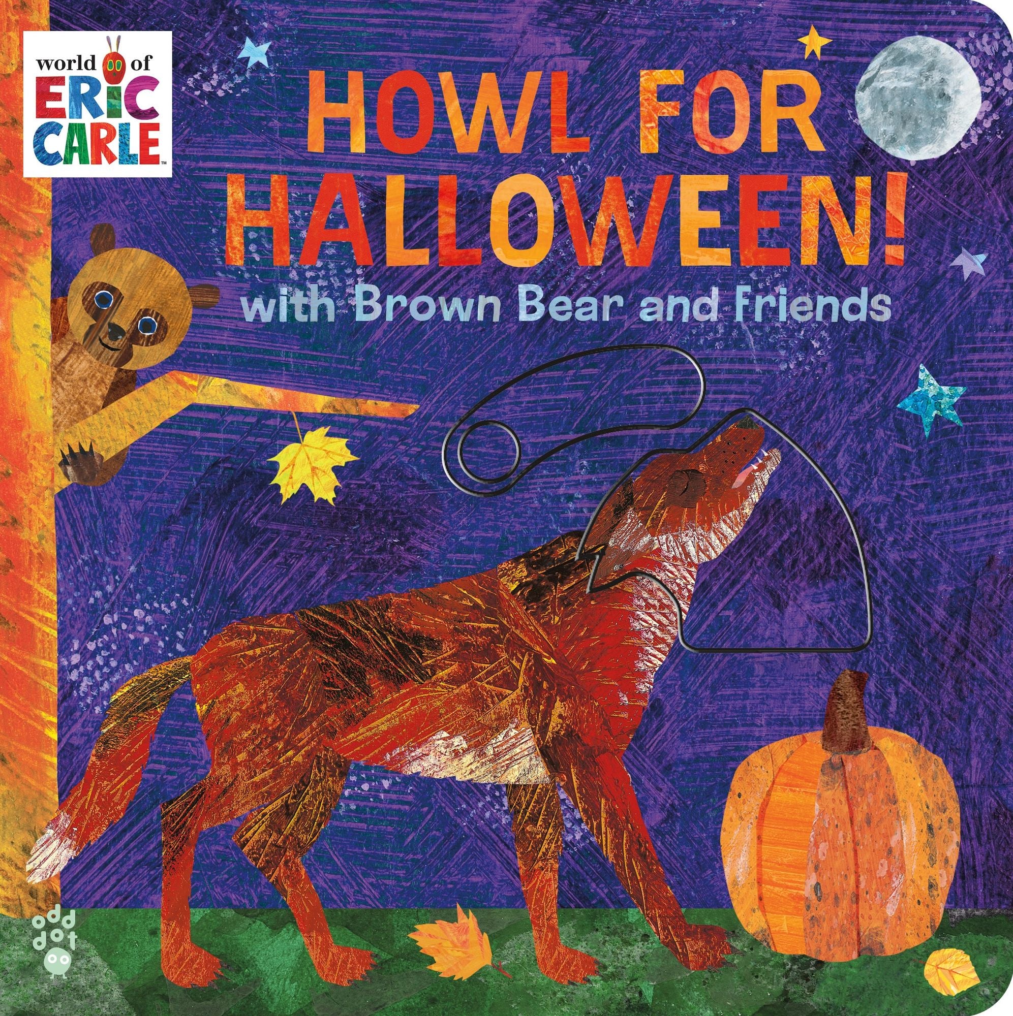 Howl for Halloween! with Brown Bear and Friends: An Interactive Board Book with Peek-a-BOO sliders for Babies and Toddlers