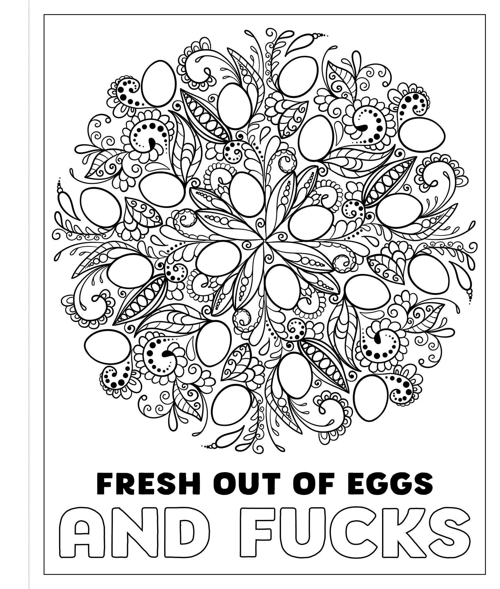 F*ck Menopause: A Sweary Coloring Book of Calming Mandalas for Cooling the Fire Within