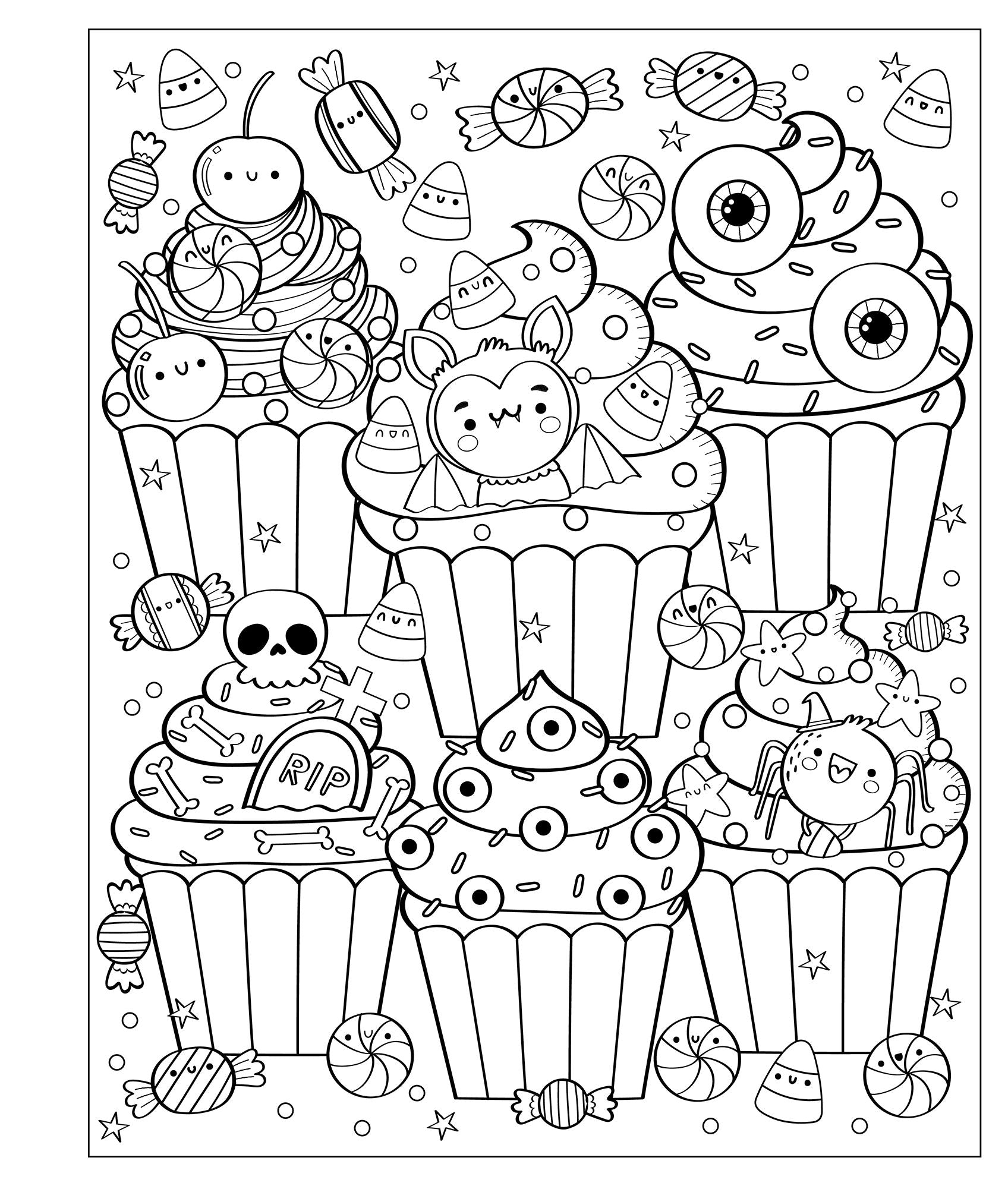 Squeetopia: Summerween: A Creepy-Cute Coloring Book of Summertime Fun
