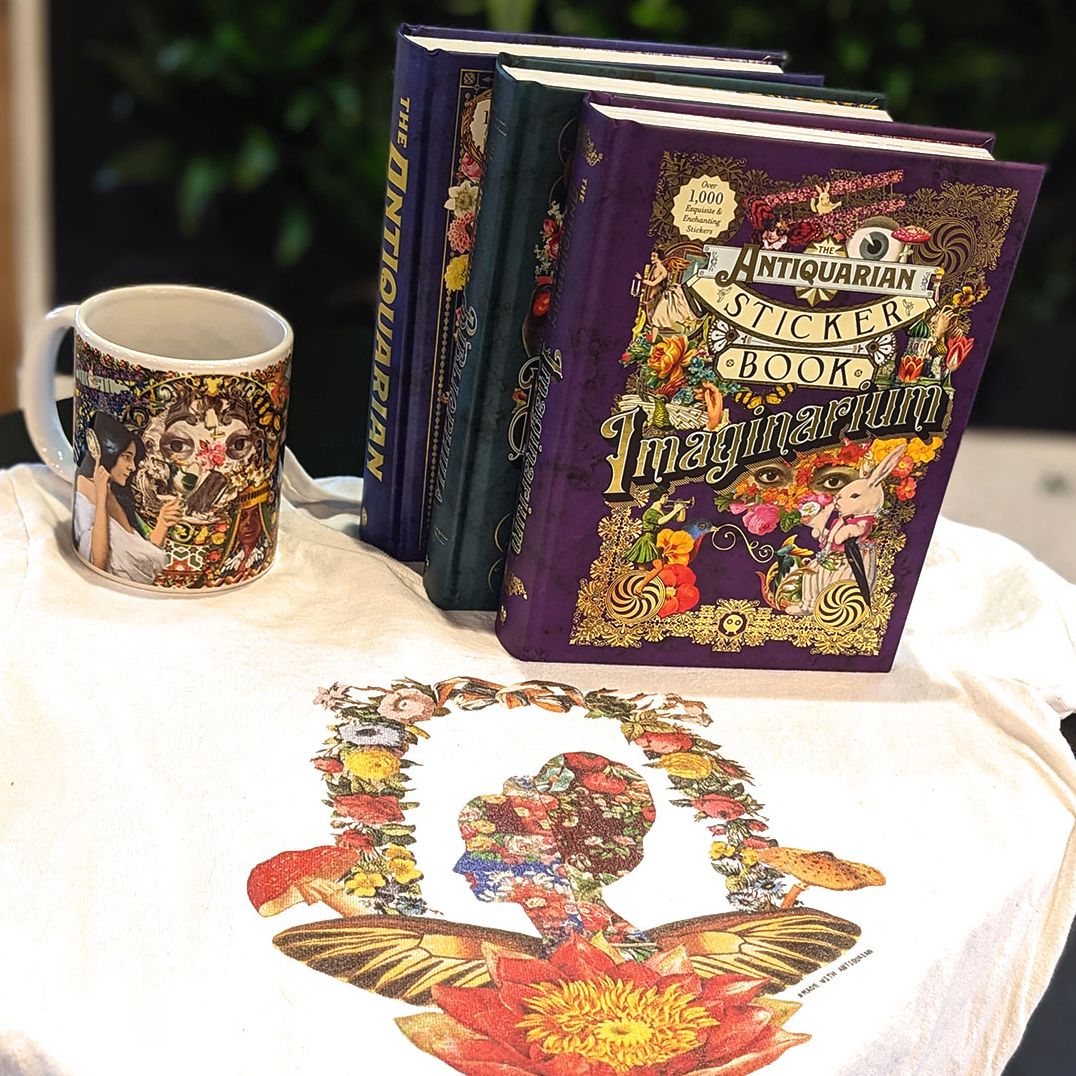 The Antiquarian Sticker Book: Bibliophilia: Over 1,000 Exquisite & Erudite Stickers