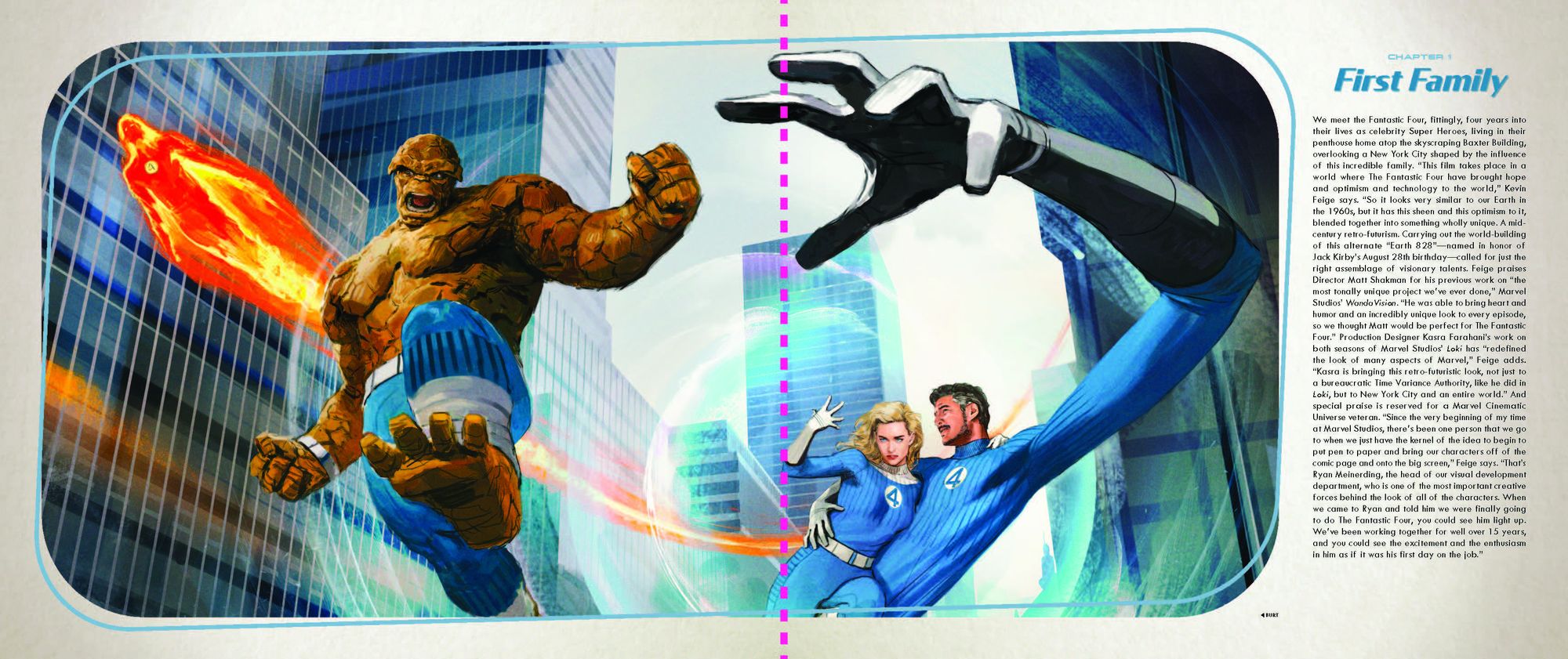 Marvel Studios' The Fantastic Four: First Steps - The Art Of The Movie Deluxe Edition Slipcase