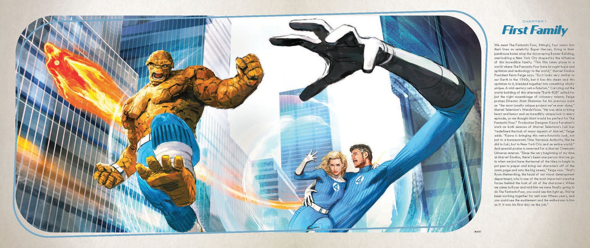 Marvel Studios' The Fantastic Four: First Steps - The Art Of The Movie Deluxe Edition Slipcase