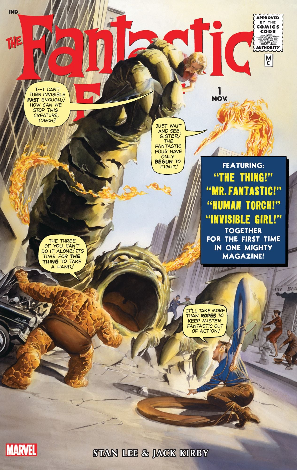 The Fantastic Four Omnibus Vol. 1 Alex Ross Cover [New Printing 3]