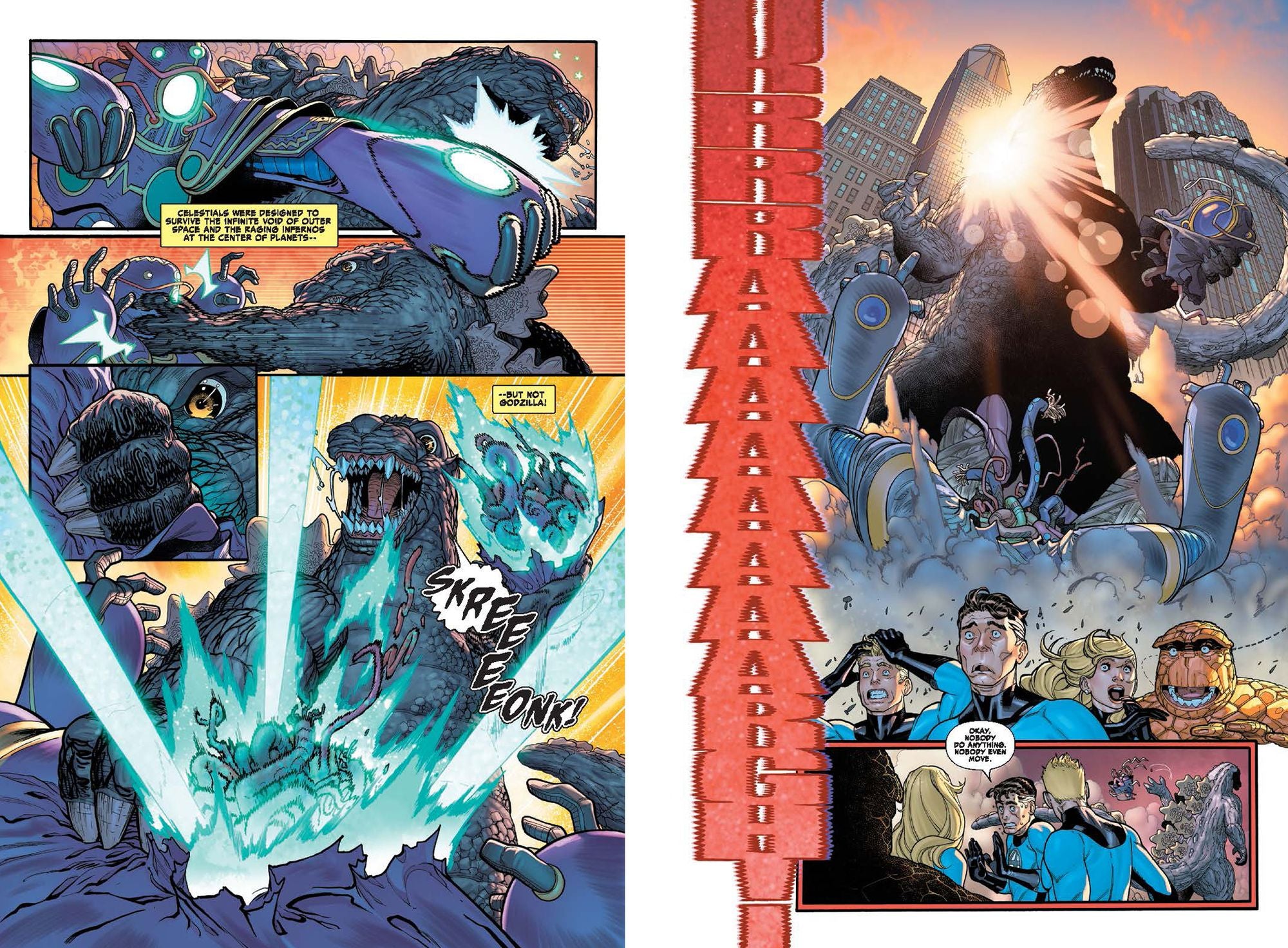 Godzilla Destroys the Marvel Universe