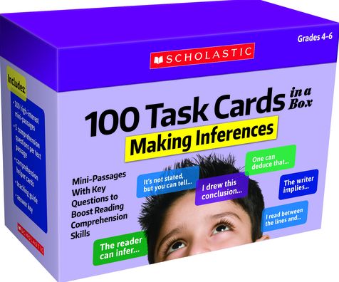 100 Task Cards in a Box: Making Inferences