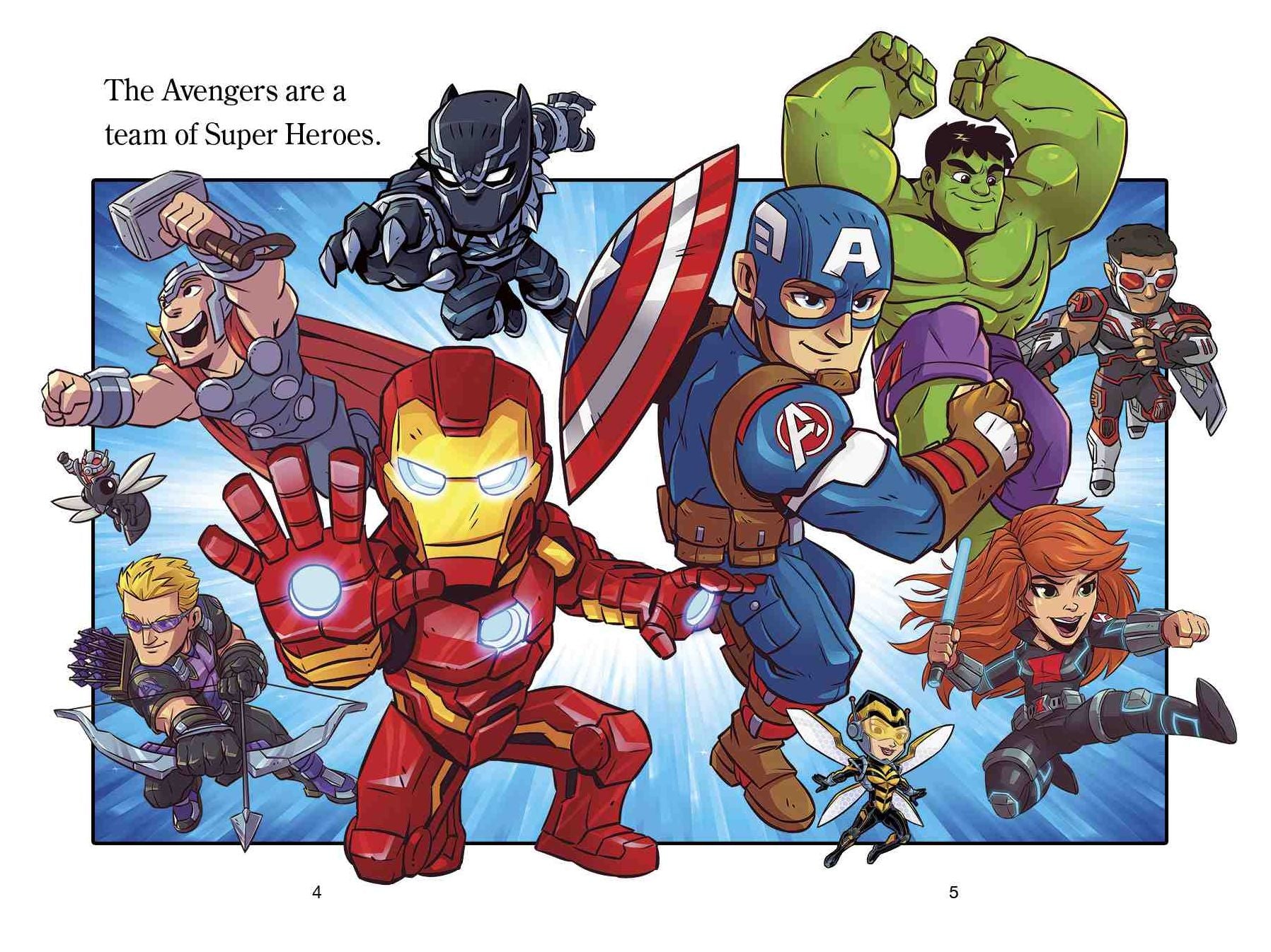 Marvel Super Hero Adventures: These are the Avengers (World of Reading: Level 1)