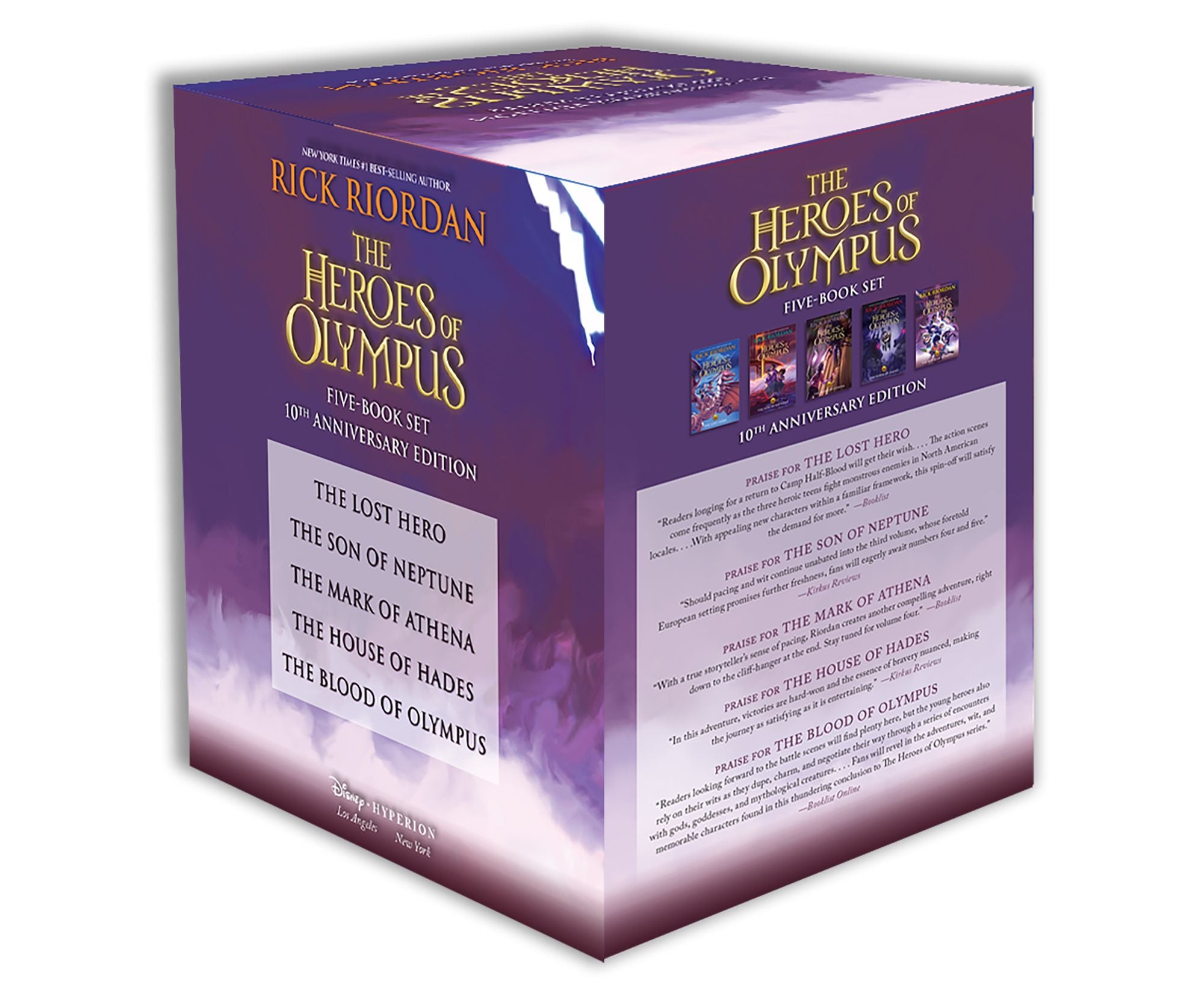 Heroes of Olympus Paperback Boxed Set, The-10th Anniversary Edition