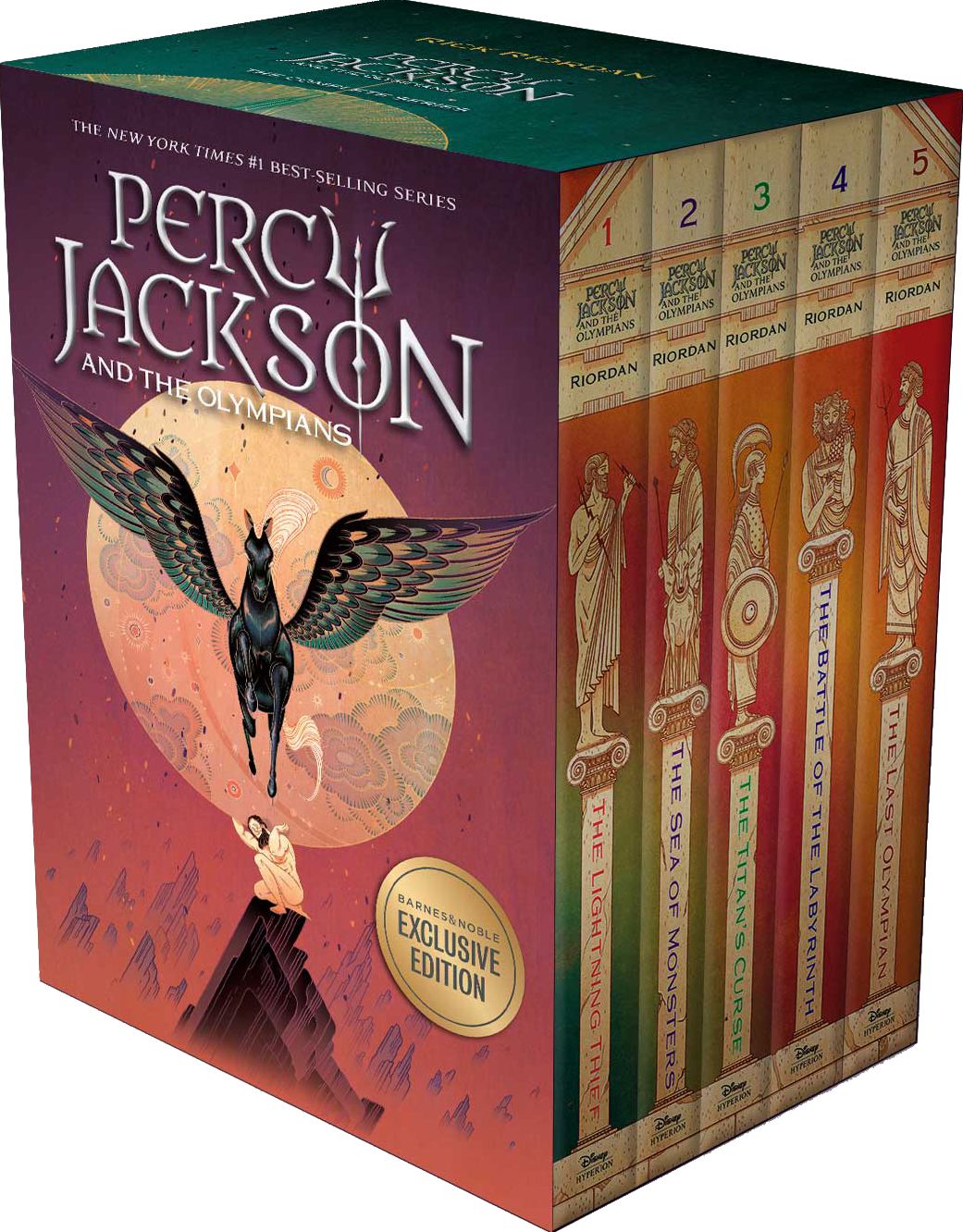 Percy Jackson and the Olympians 5 Book Paperback Boxed Set (new covers) (B&N Exclusive Edition)