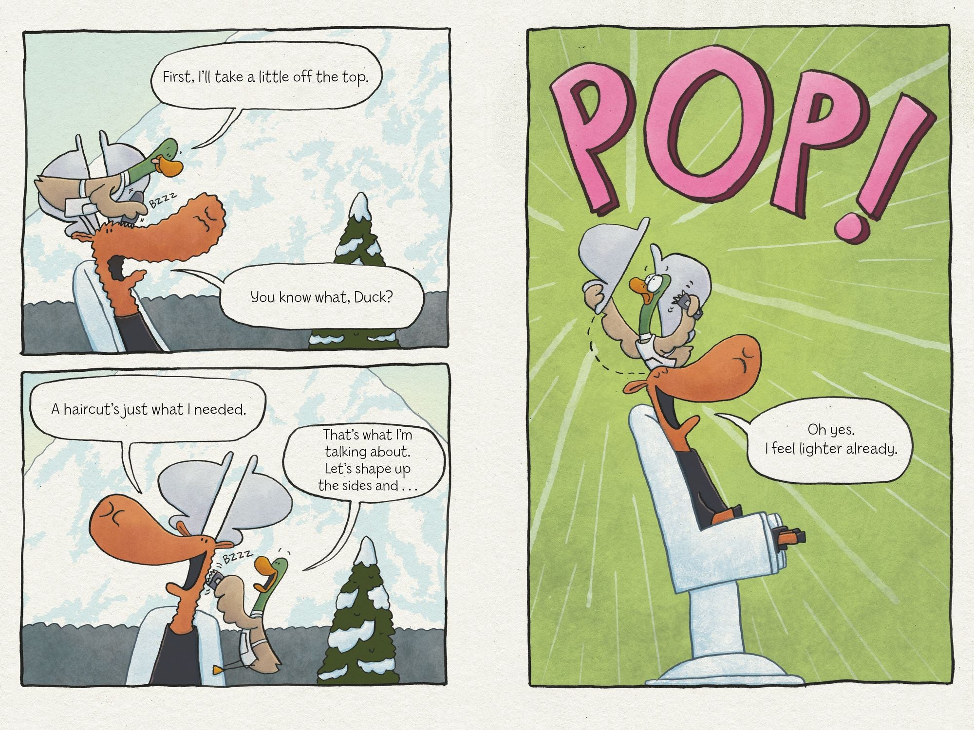 Duck and Moose: Moose's Bad Hair Day!