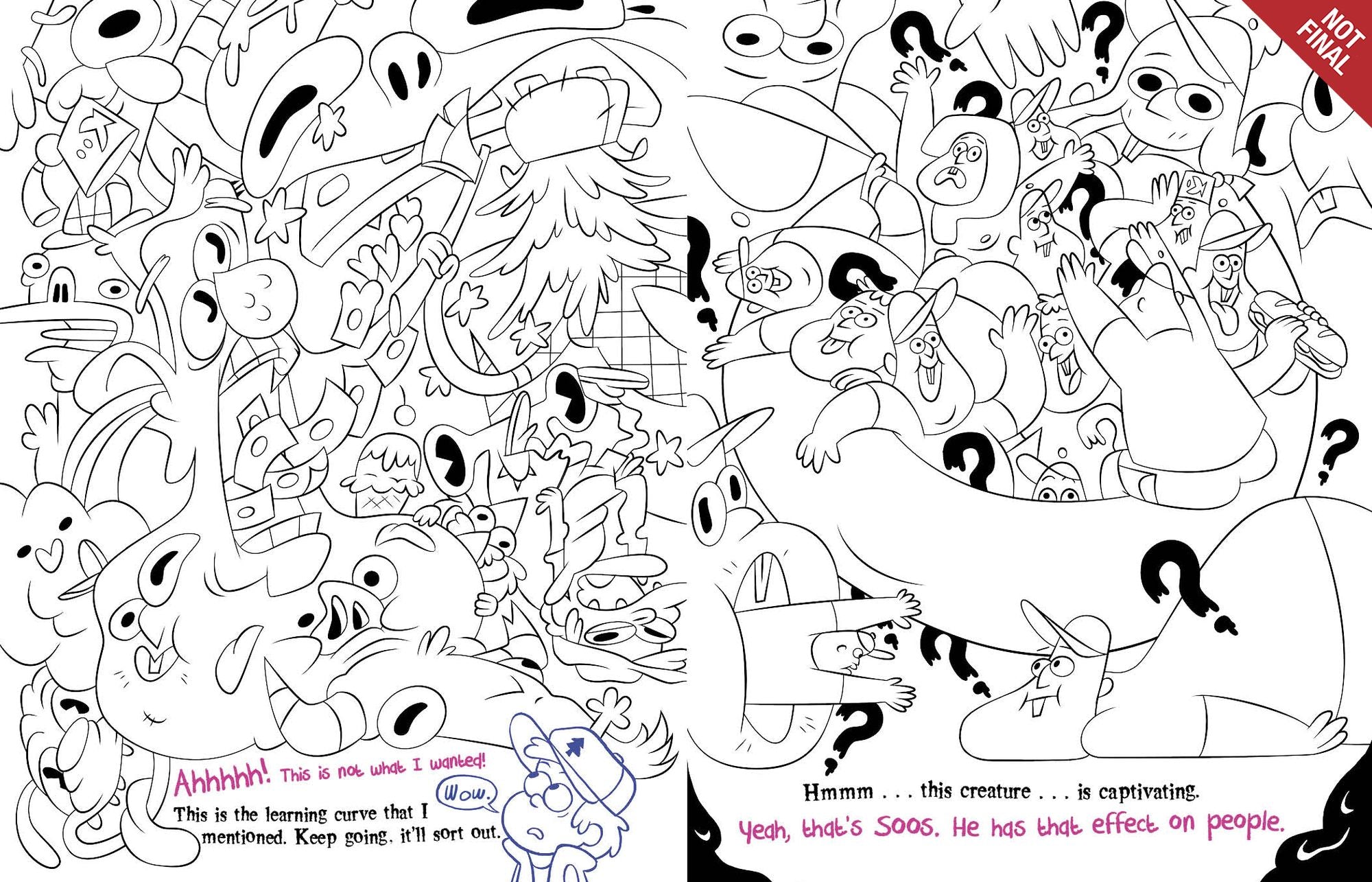 Gravity Falls: Don't Color This Book!: It's Cursed!