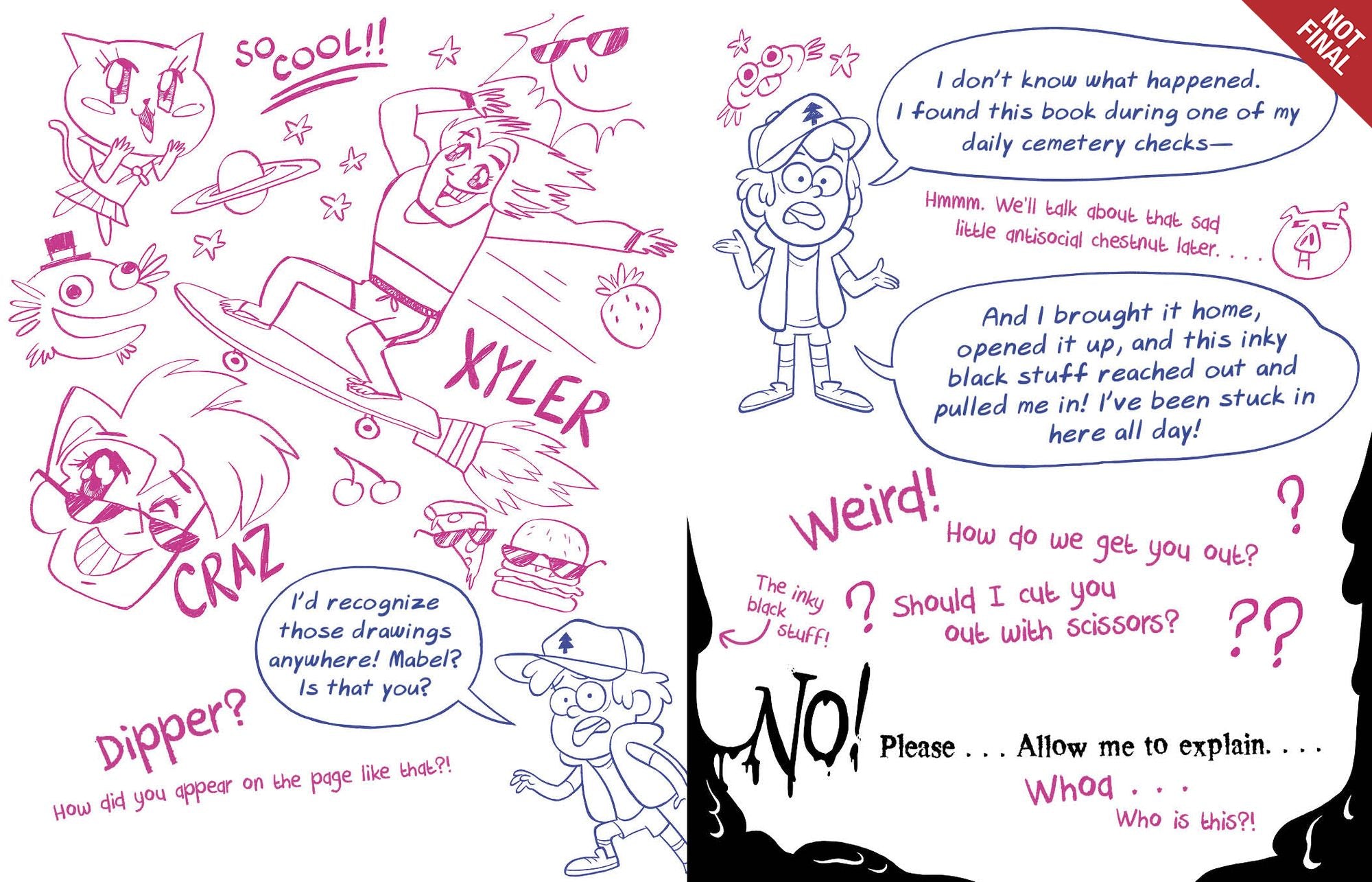 Gravity Falls: Don't Color This Book!: It's Cursed!