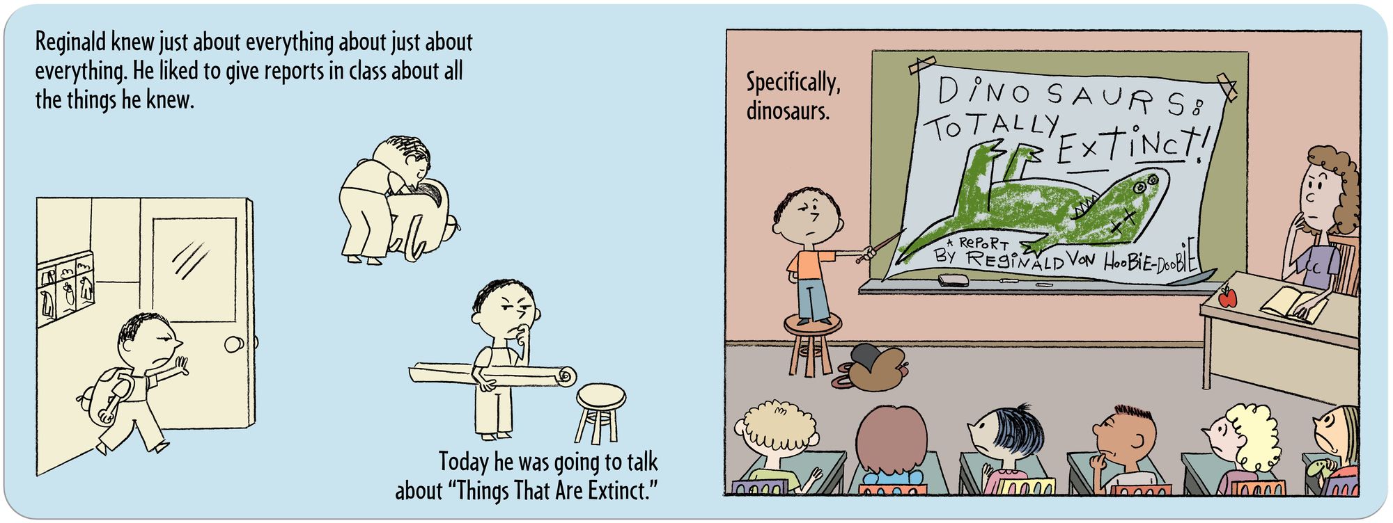 Edwina, The Dinosaur Who Didn't Know She Was Extinct (Board Book)