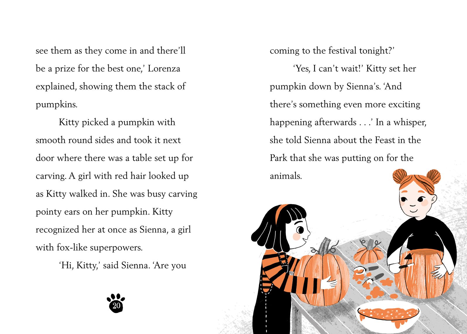 Kitty and the Missing Pumpkins