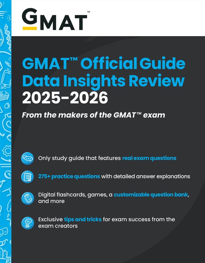 GMAT Official Guide Data Insights Review 2025-2026: Book + Online Question Bank