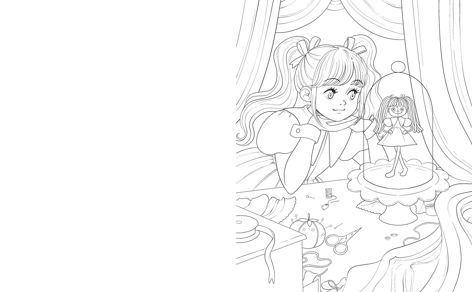 The Wonderfully Weird Manga Coloring Book: Over 45 Images to Color