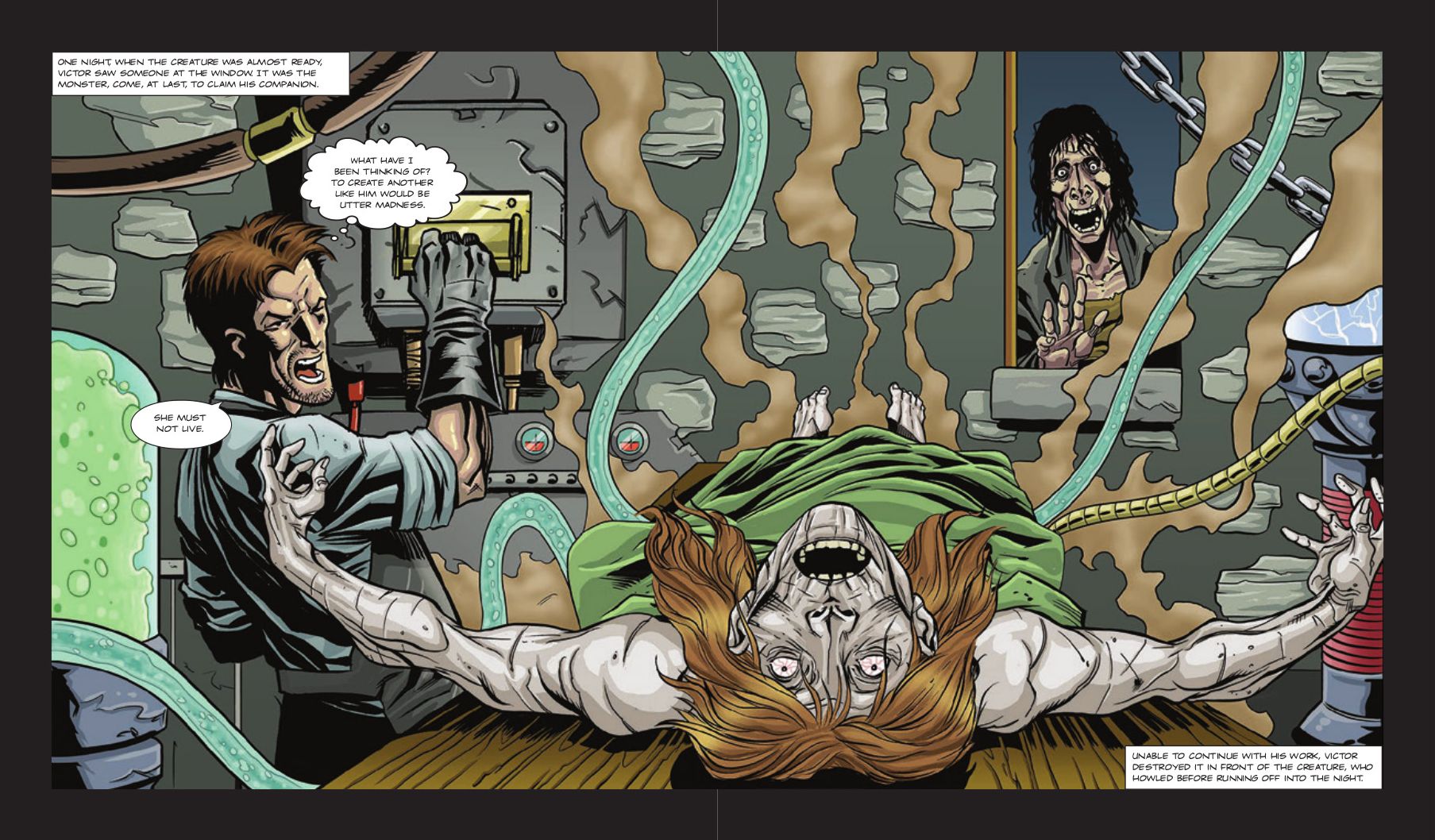 Amazing Horror Stories: Three Graphic Novels in One: Dracula, Frankenstein, and the Hound of the Baskervilles