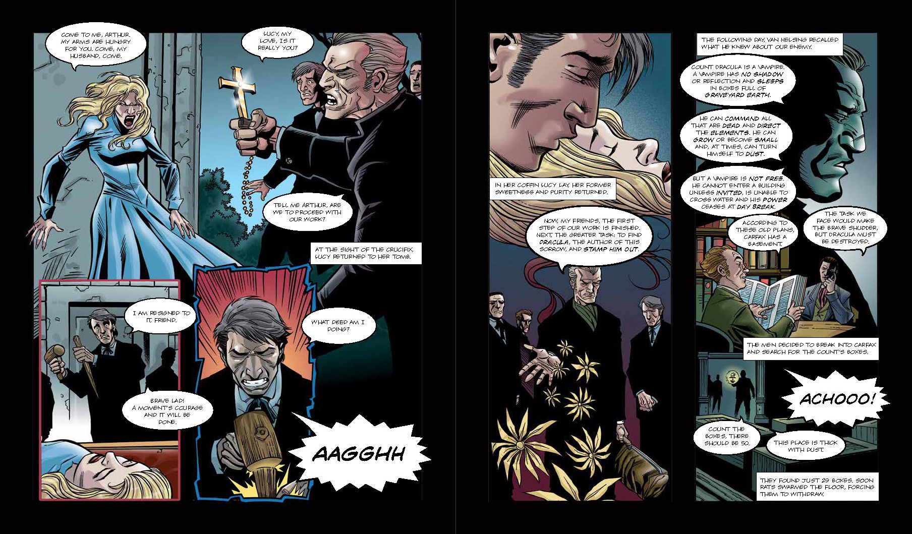 Amazing Horror Stories: Three Graphic Novels in One: Dracula, Frankenstein, and the Hound of the Baskervilles