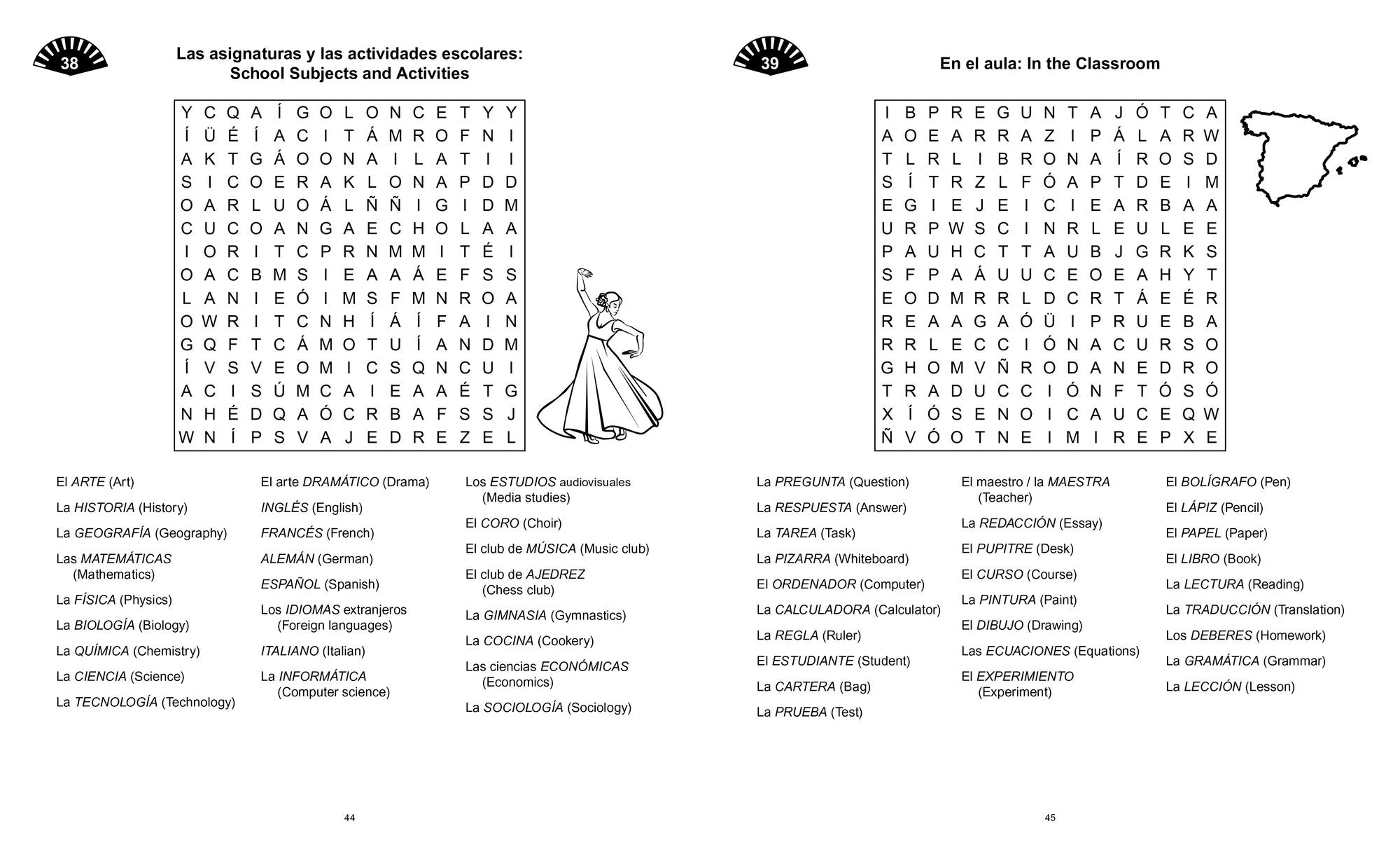 Wordsearch Spanish: The Fun Way to Learn the Language