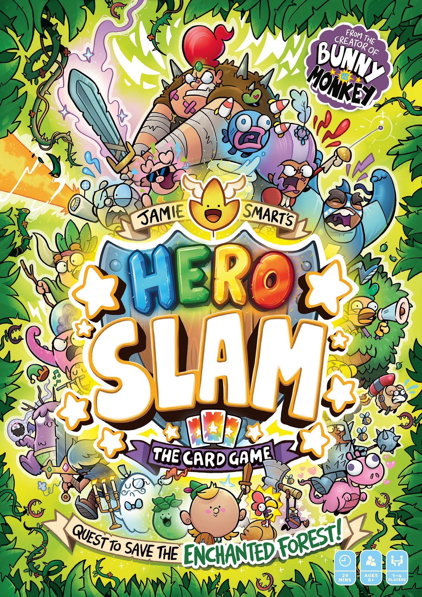 Jamie Smart's Hero Slam: The brand new card game from the no 1 bestselling creator of Bunny vs Monkey