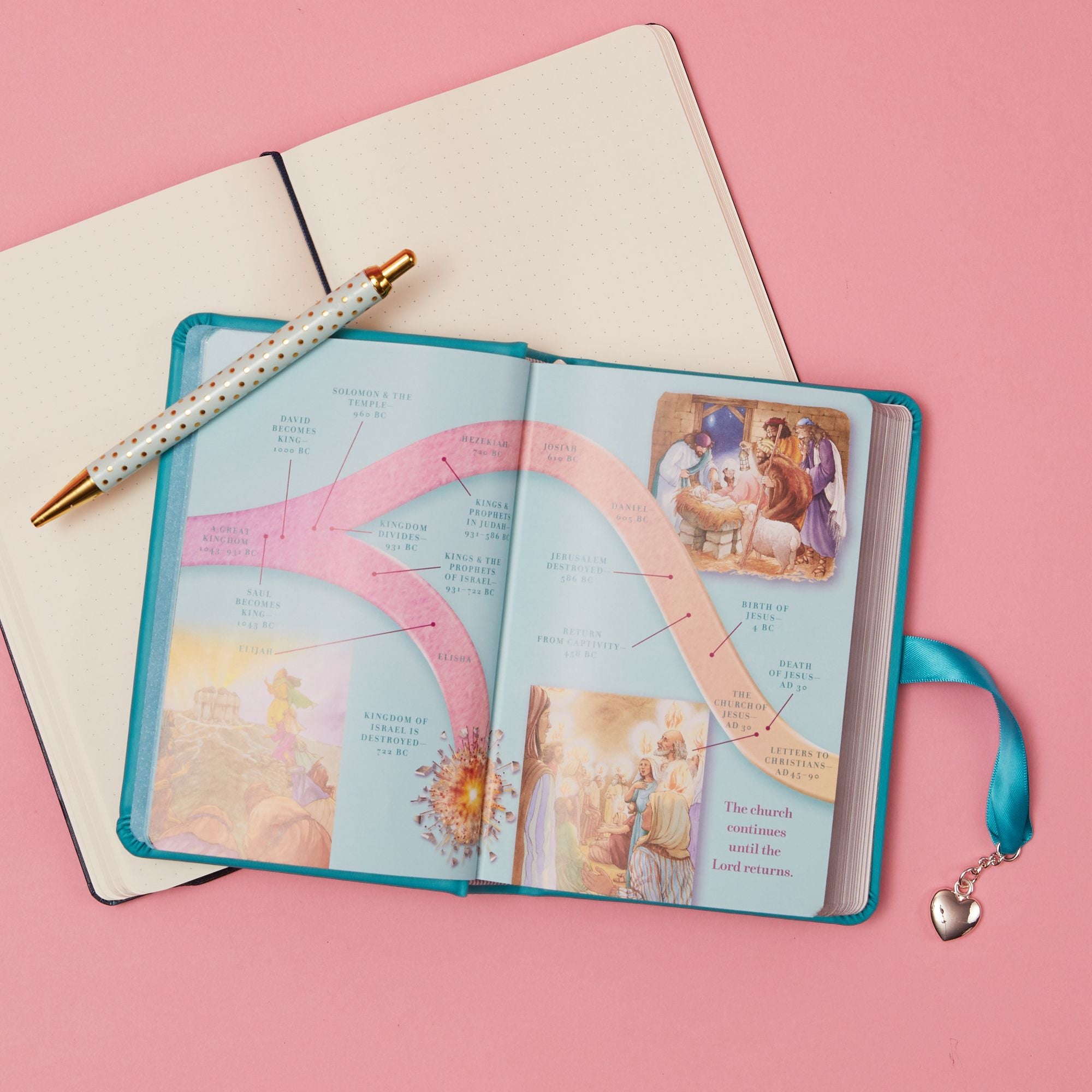 NKJV, Simply Charming Bible, Hardcover, Blue: Charm Bible Blue Edition