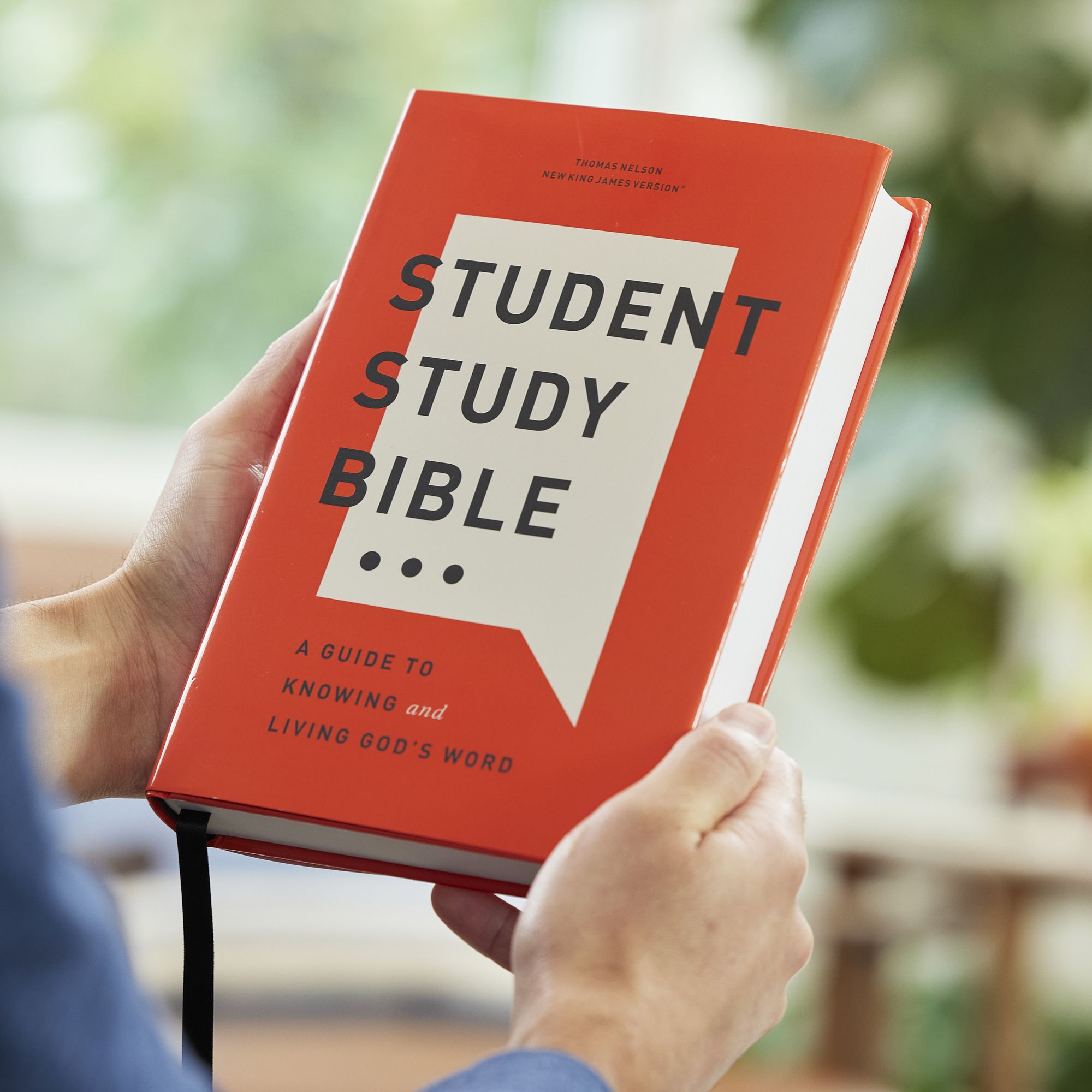Student Study Bible: A Guide to Knowing and Living God's Word (NKJV, Hardcover, Red Letter, Comfort Print)