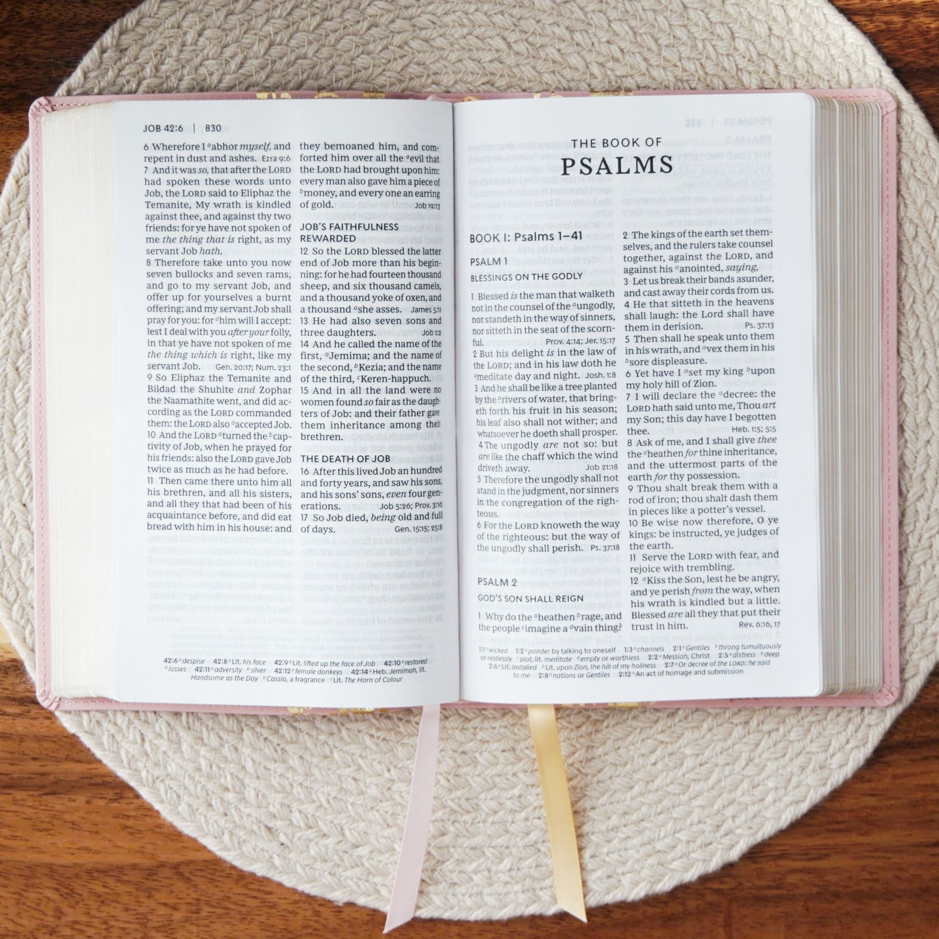 KJV Personal Size Large Print End-of-Verse Reference Bible, Brown Leathersoft, Red Letter, Comfort Print (Thumb Indexed)