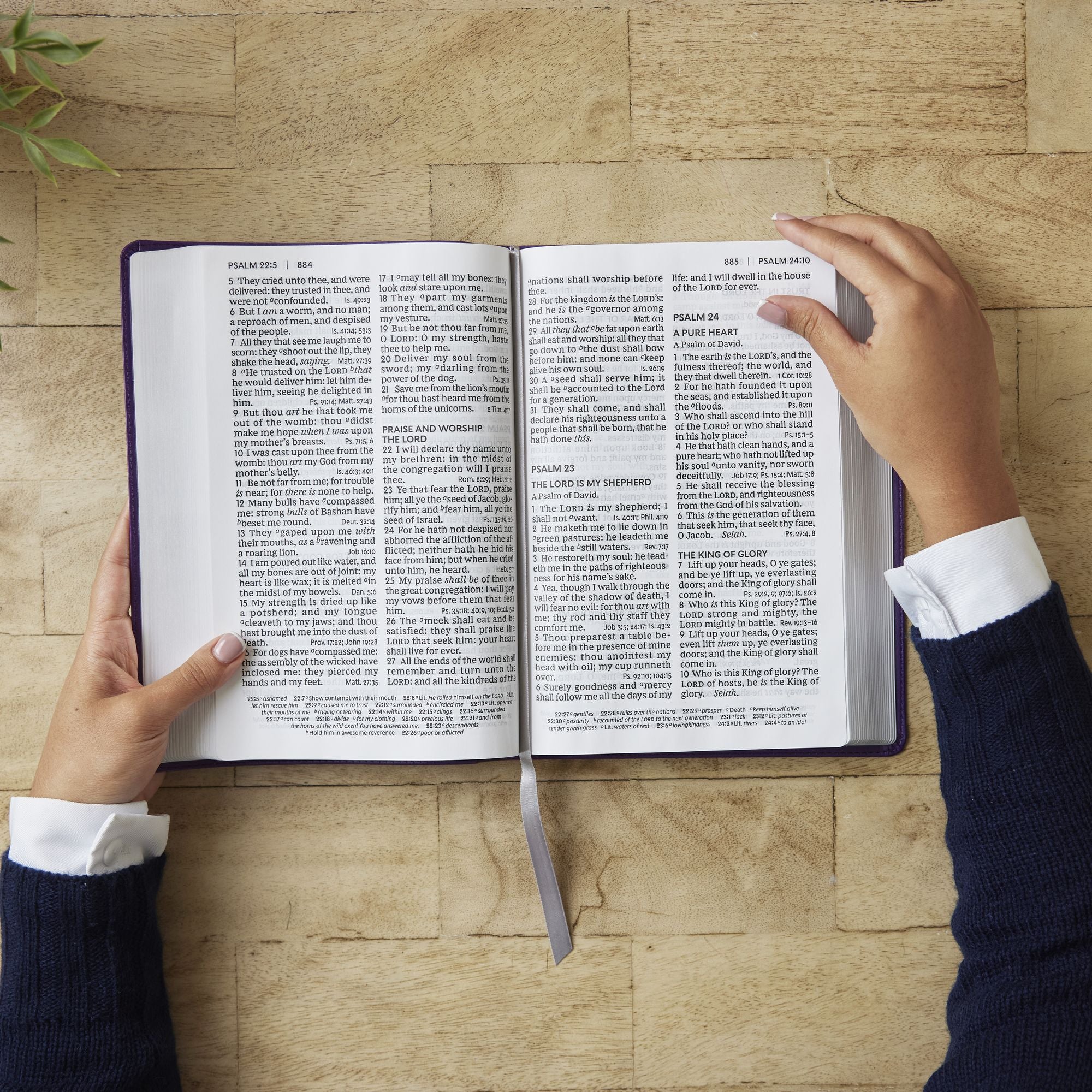 KJV Giant Print End-of-Verse Reference Bible, Brown Leathersoft, Red Letter, Comfort Print