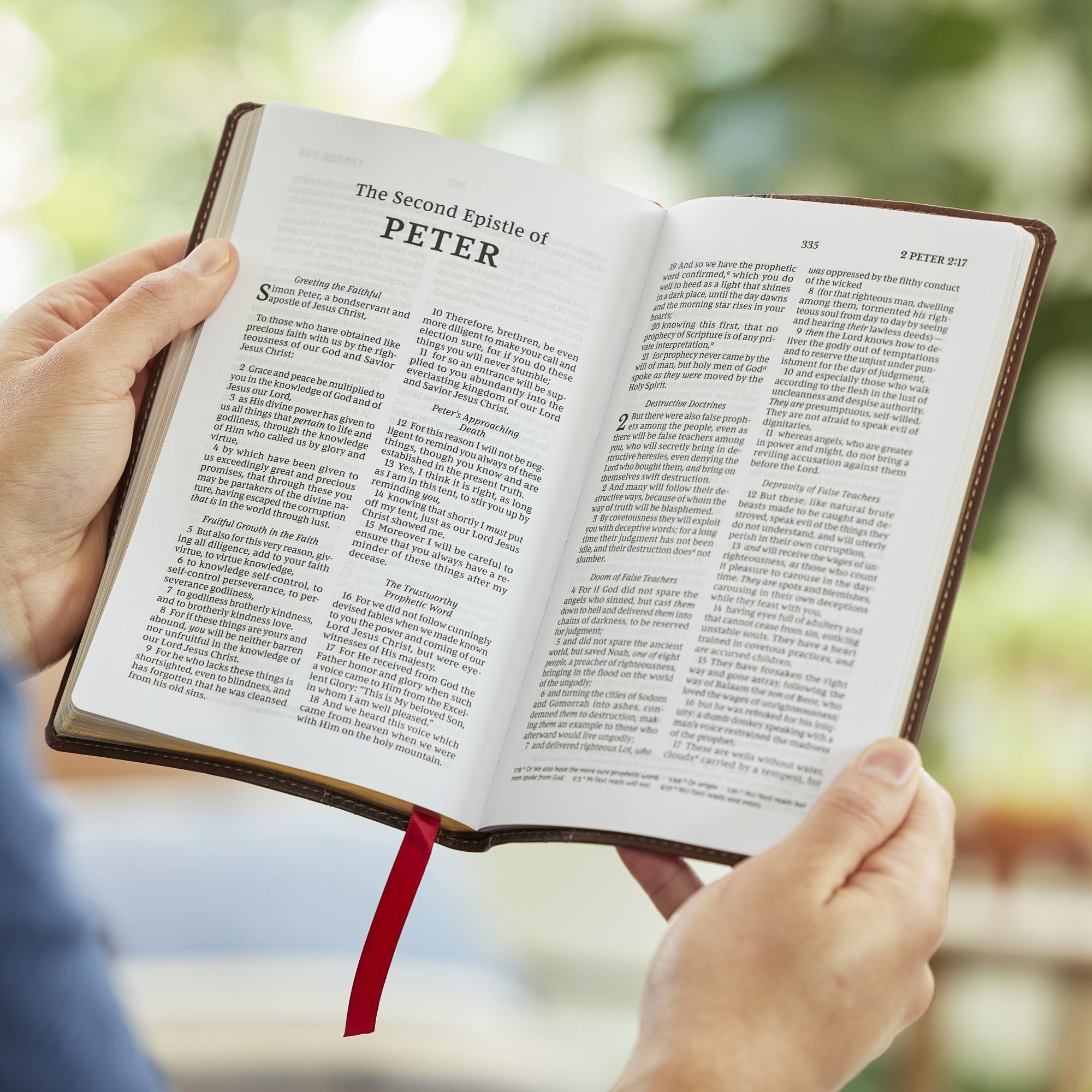 NKJV, Personal Size New Testament, Black Genuine Leather, Red Letter, Comfort Print