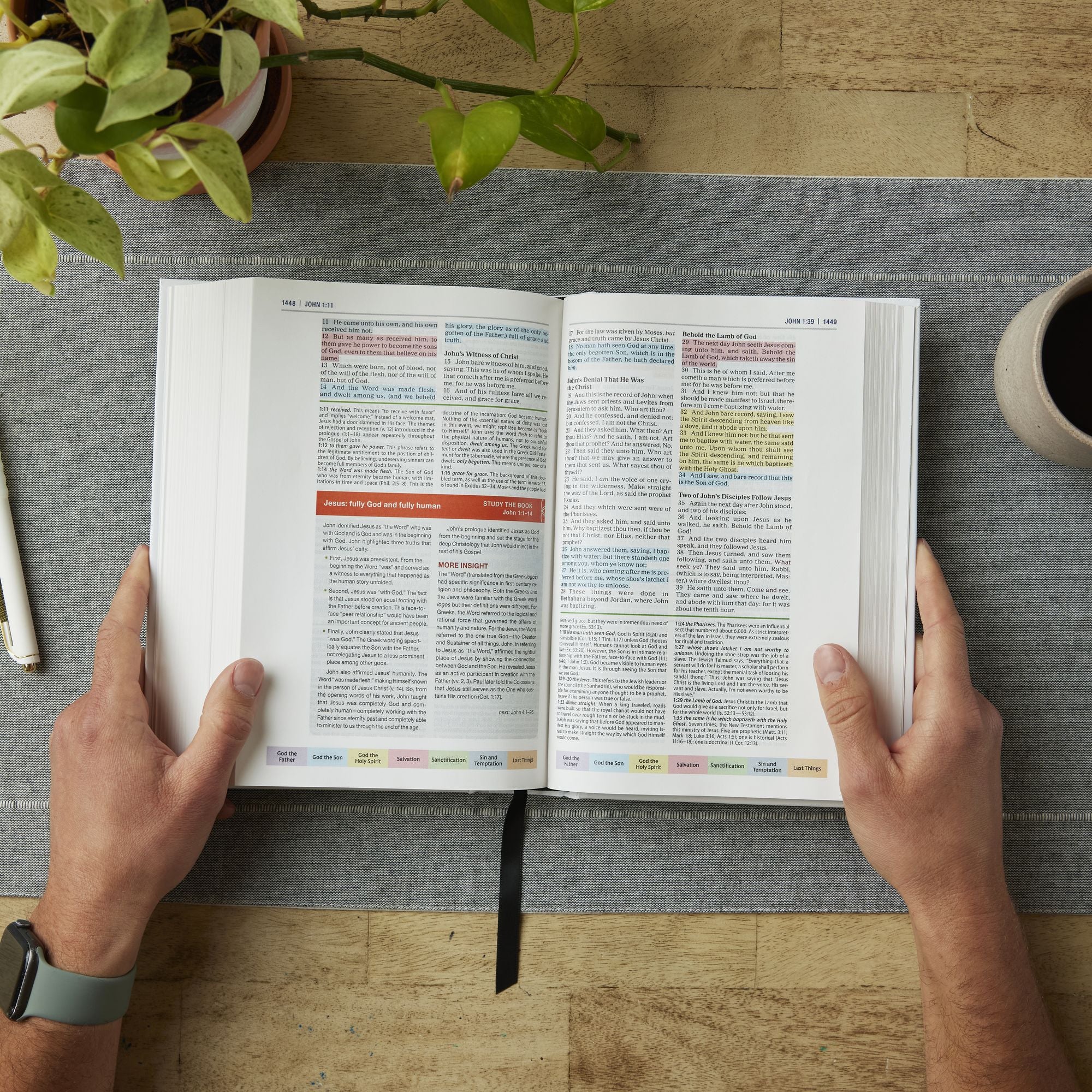 Color Code Study Bible, Revealing God's Truth Color by Color (KJV, Hardcover, Red Letter)