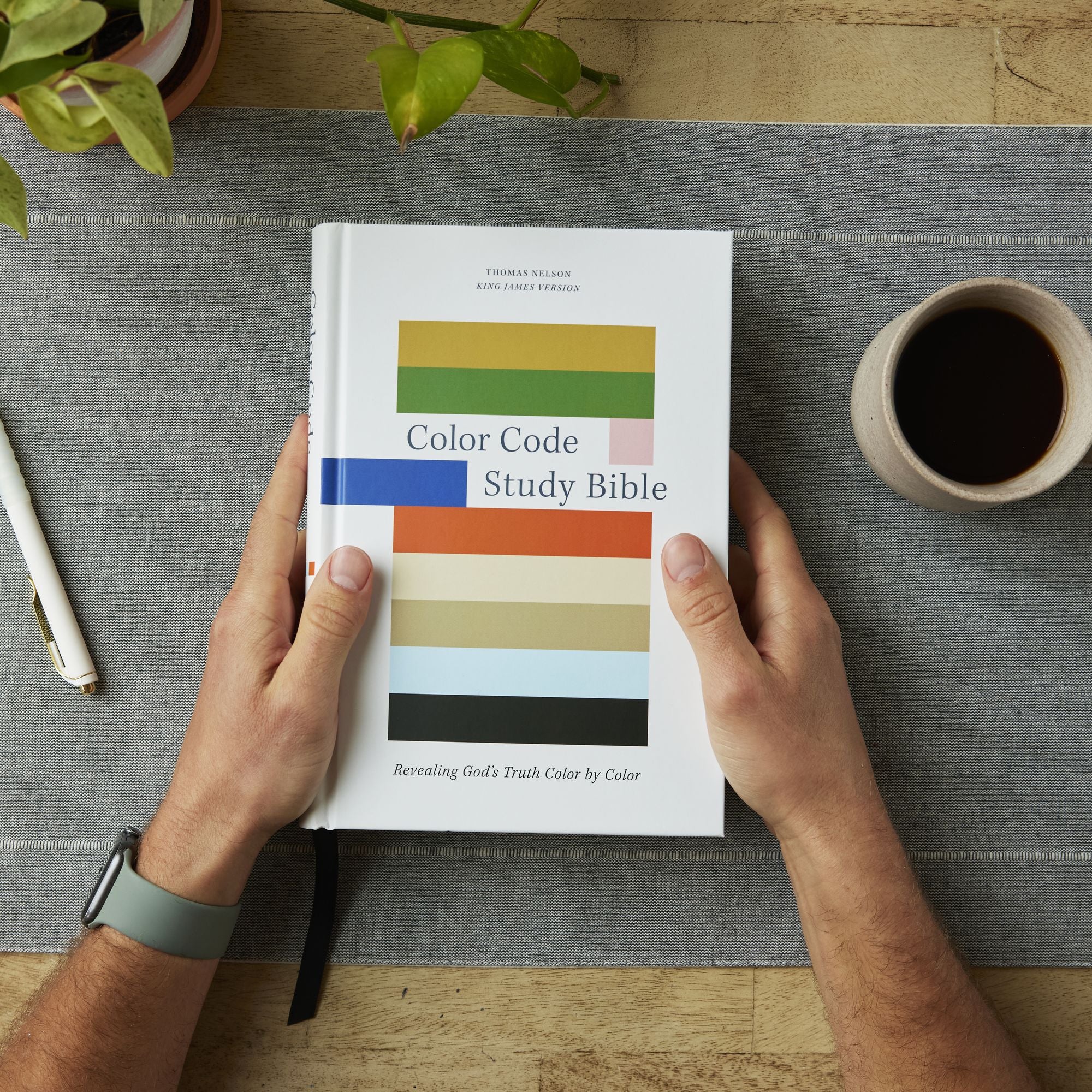 Color Code Study Bible, Revealing God's Truth Color by Color (KJV, Hardcover, Red Letter)