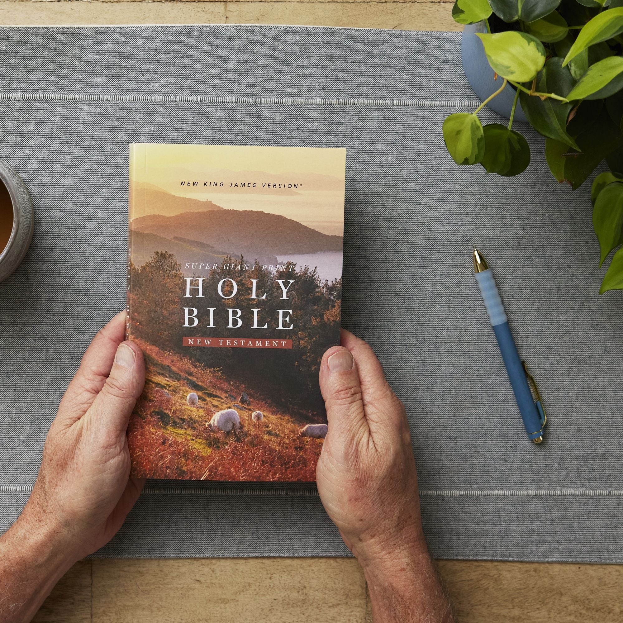 NKJV Super Giant Print New Testament, Softcover, Red Letter, Comfort Print