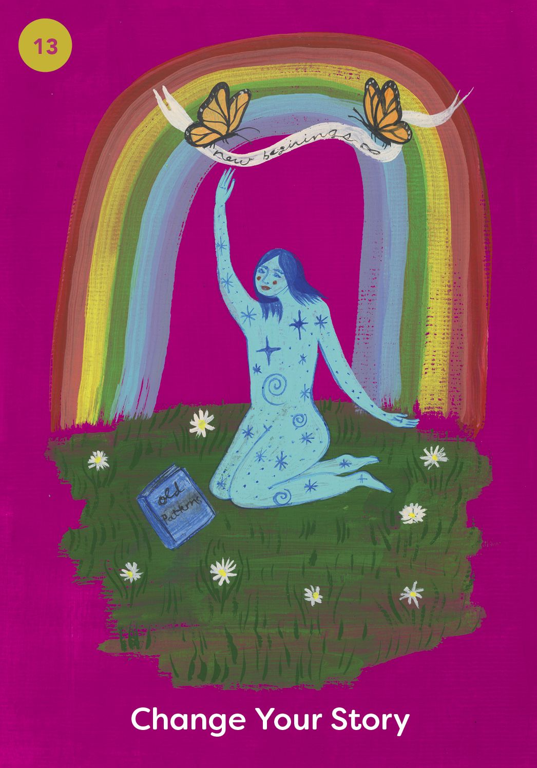 Trust Your Vibes Oracle Cards: A 50-Card Deck with Guidebook