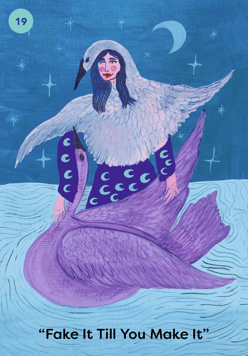 Trust Your Vibes Oracle Cards: A 50-Card Deck with Guidebook