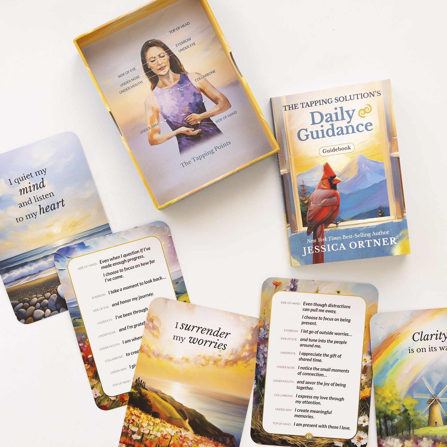 The Tapping Solution's Daily Guidance: 52-Card Deck and Guidebook