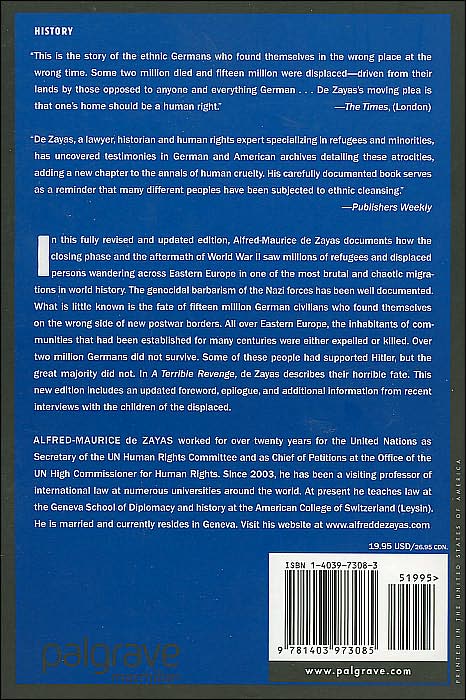 A Terrible Revenge: The Ethnic Cleansing of the East European Germans