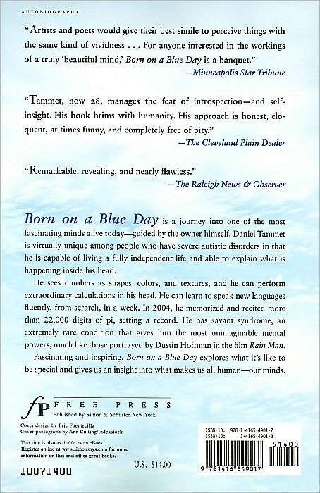 Born On A Blue Day: Inside the Extraordinary Mind of an Autistic Savant