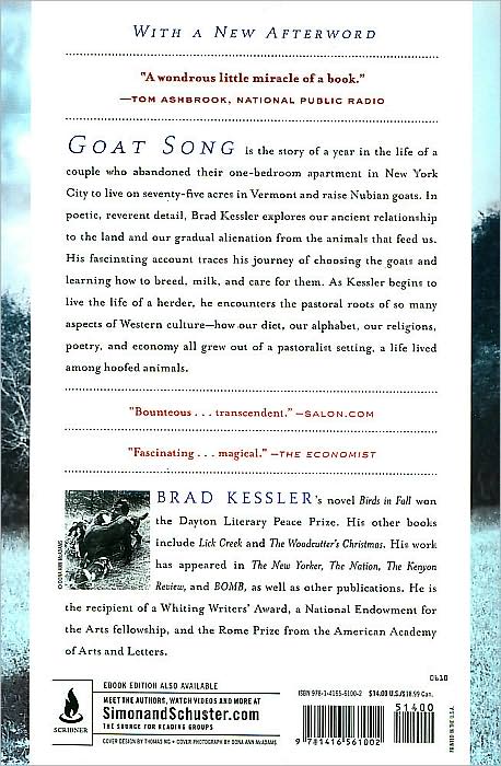 Goat Song: A Seasonal Life, A Short History of Herding, and the Art of Making Cheese