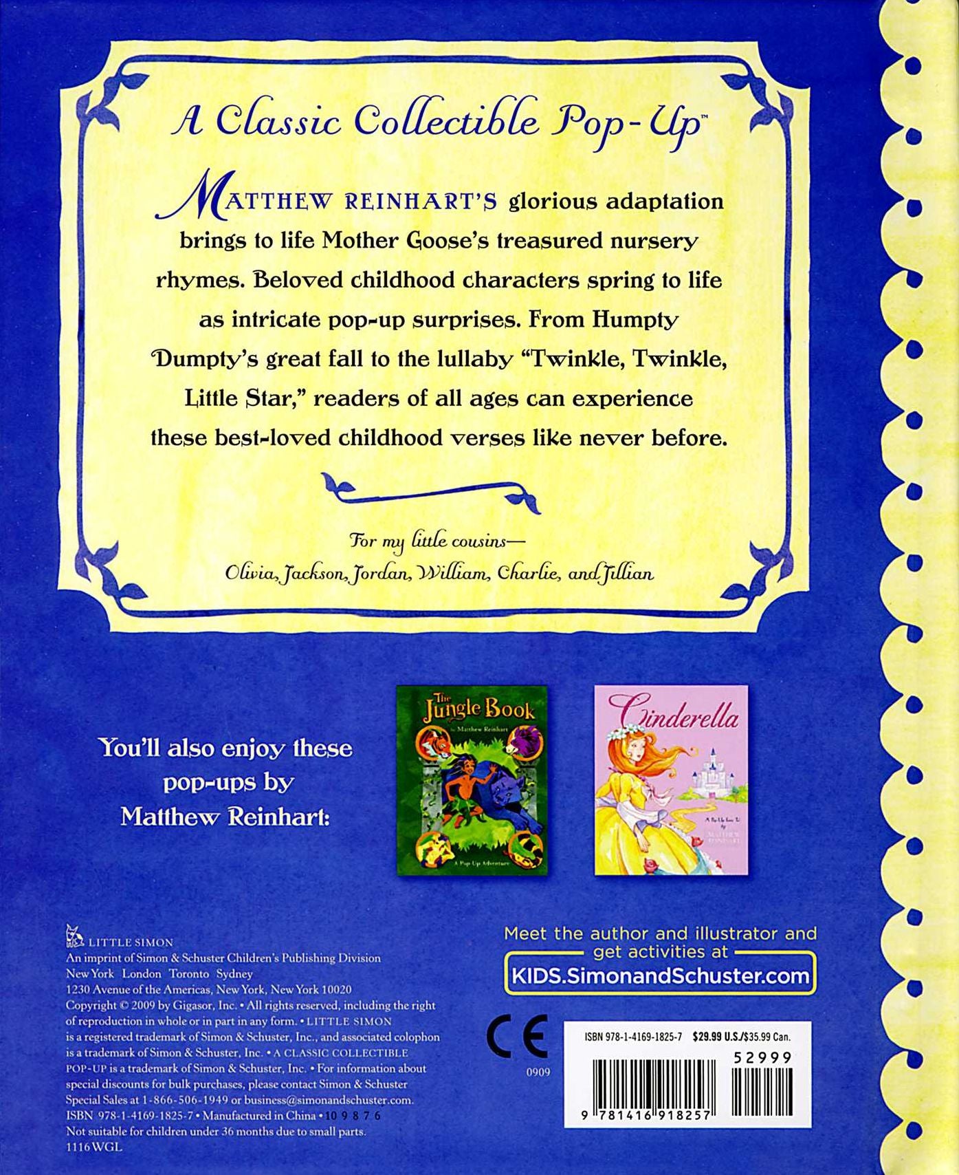 A Pop-Up Book of Nursery Rhymes: A Classic Collectible Pop-Up