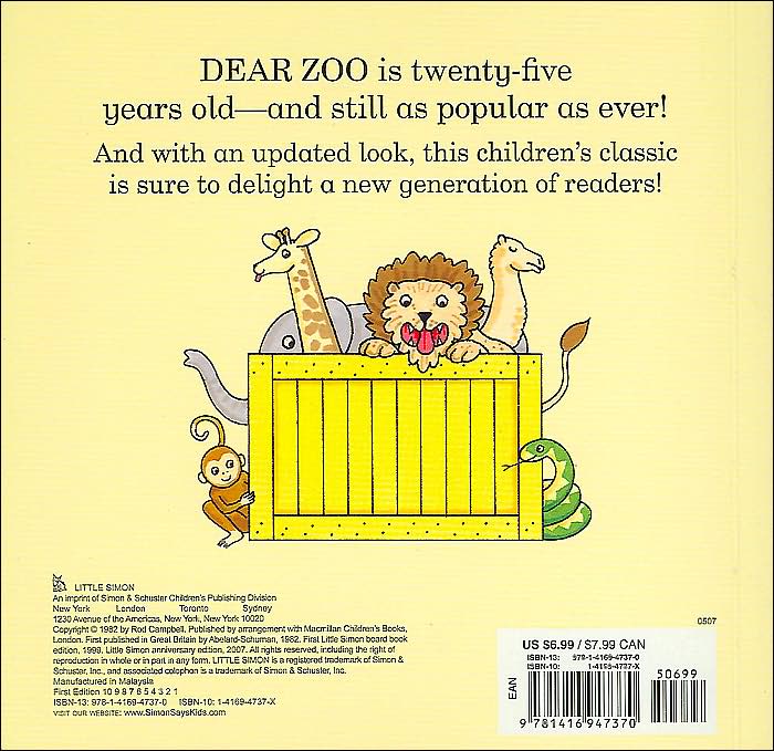 Dear Zoo: A Lift-the-Flap Book