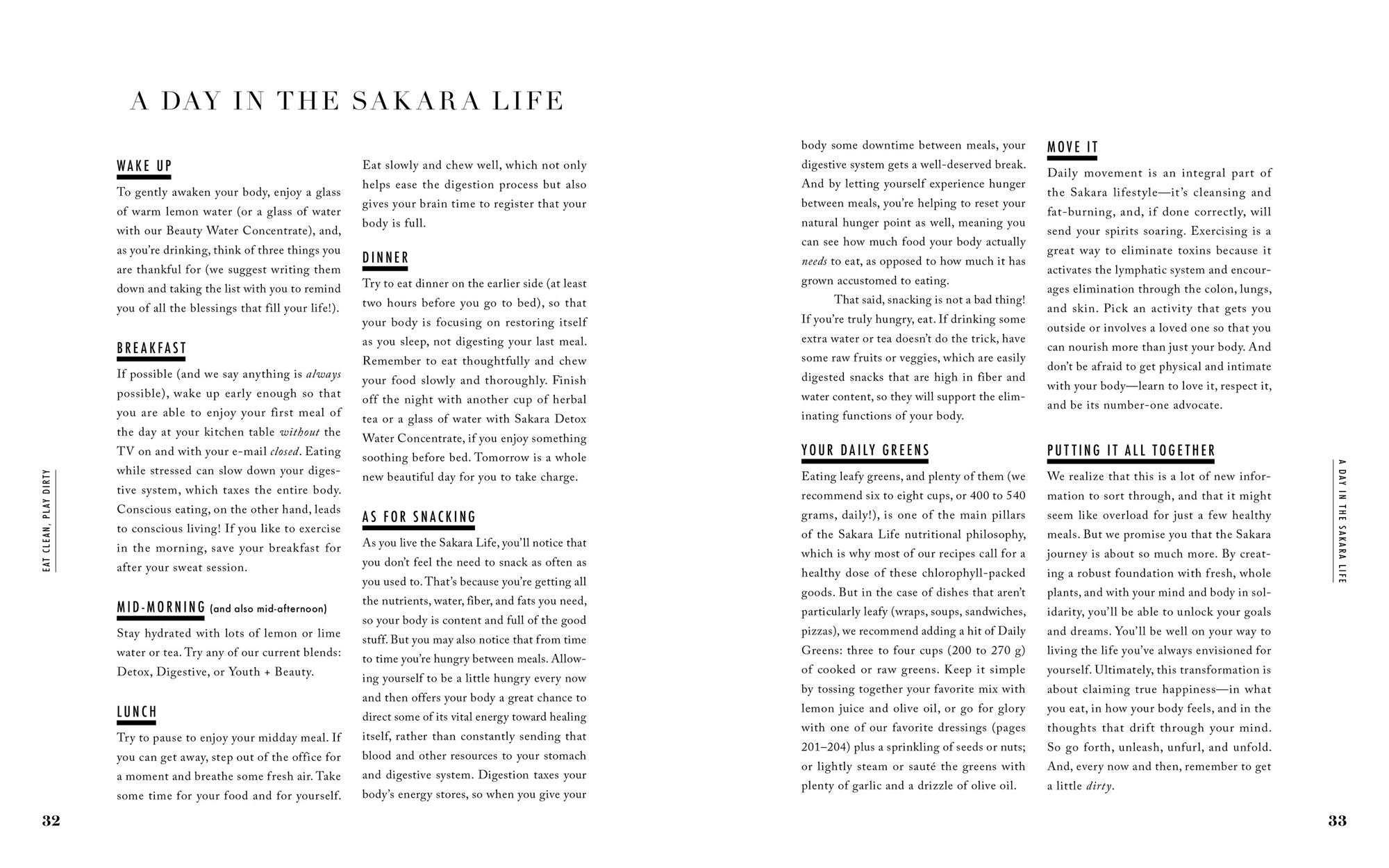 Eat Clean, Play Dirty: Recipes for a Body and Life You Love by the Founders of Sakara Life