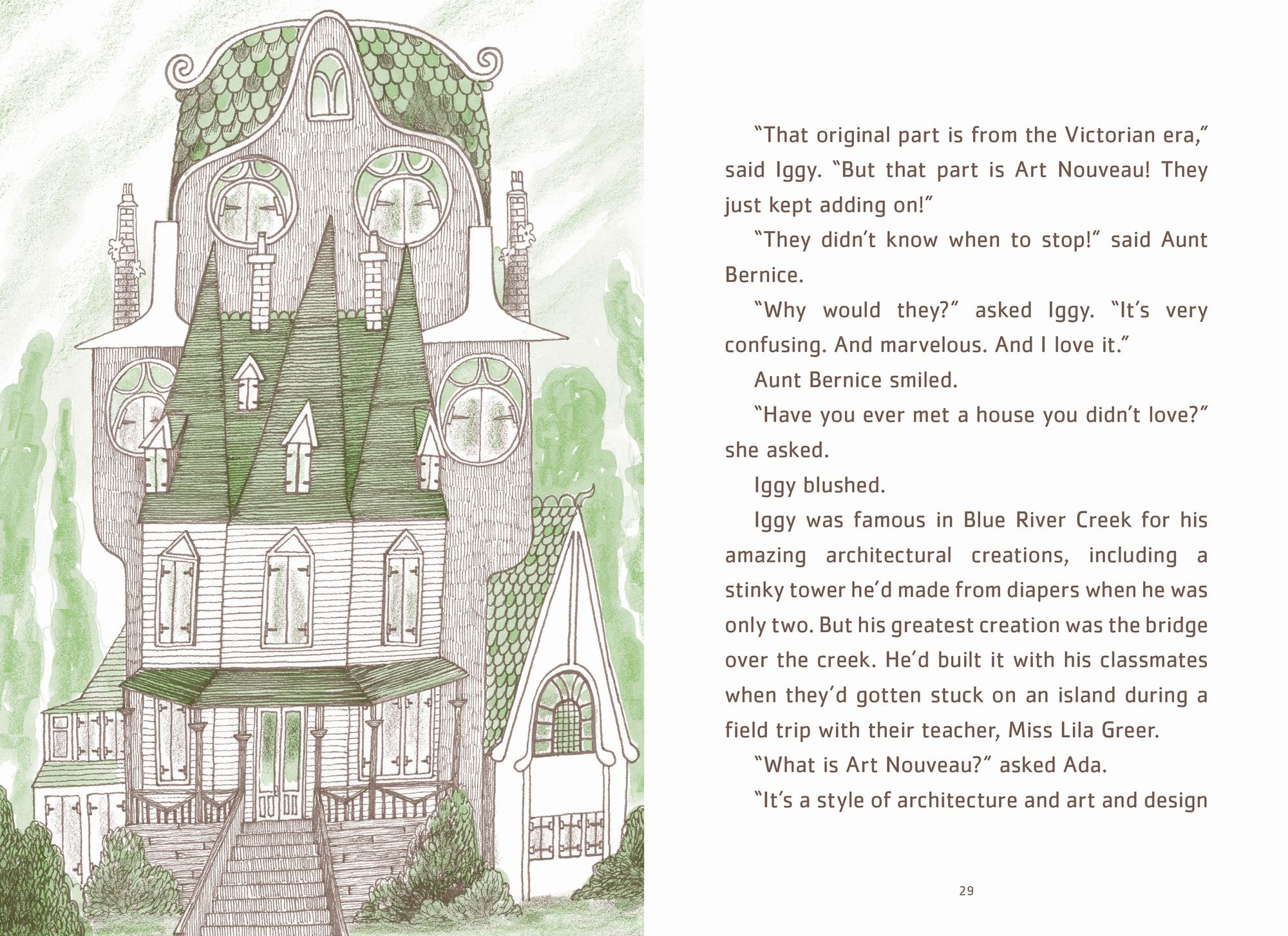 Iggy Peck and the Mysterious Mansion (The Questioneers Series)