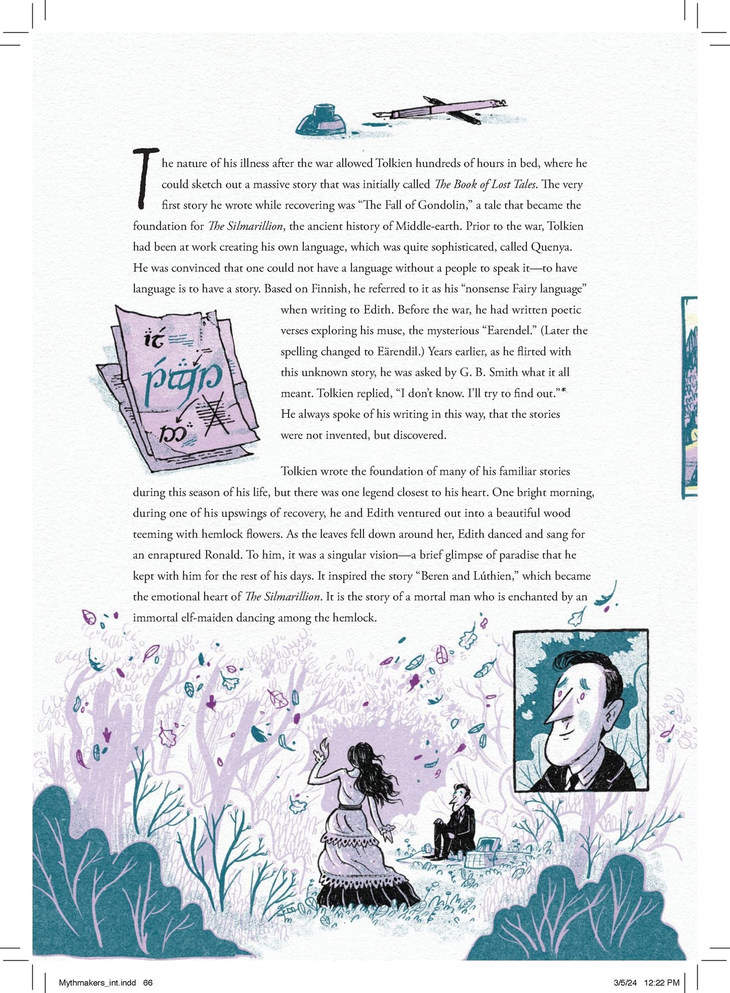 The Mythmakers: The Remarkable Fellowship of C.S. Lewis & J.R.R. Tolkien (A Graphic Novel)
