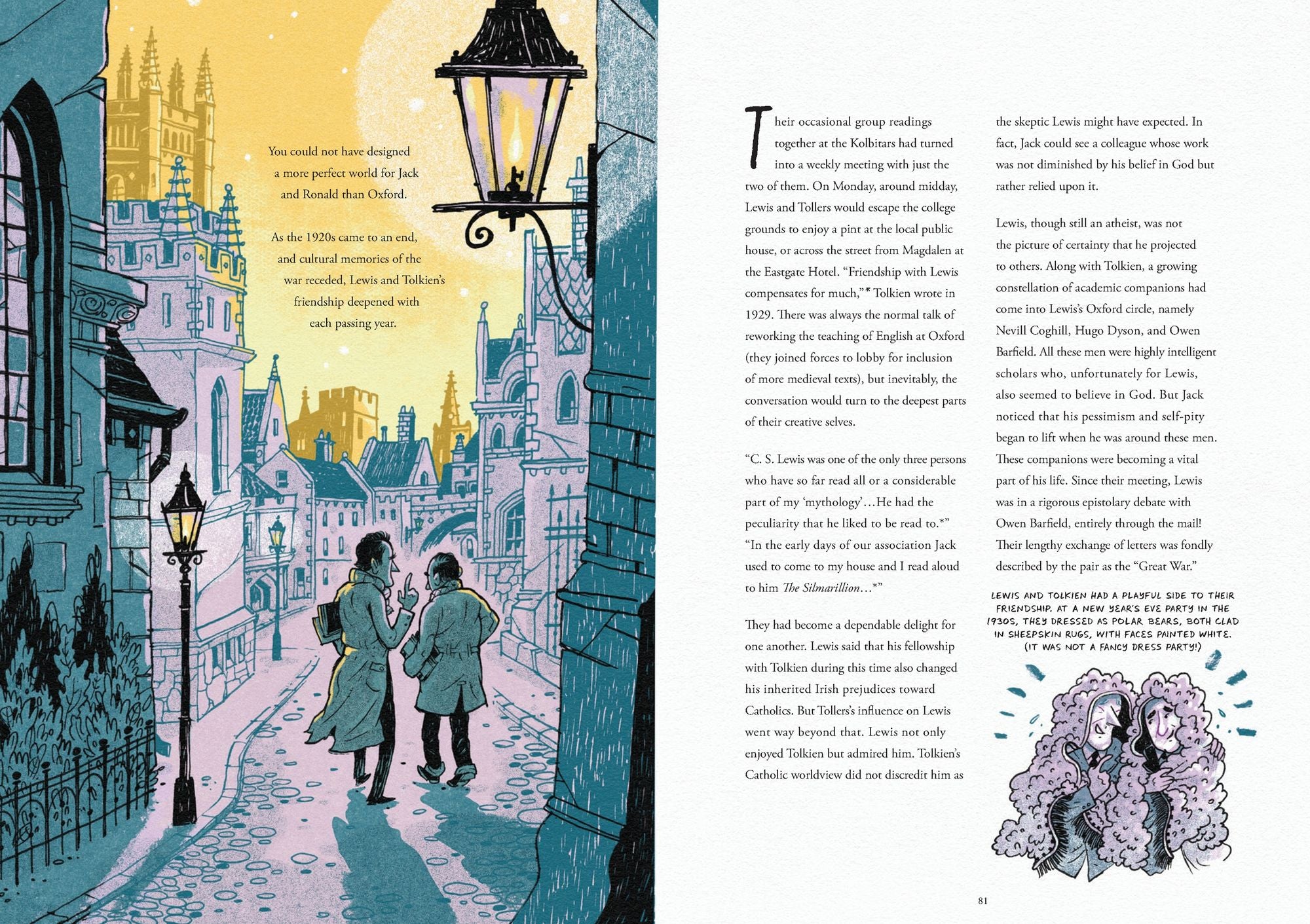 The Mythmakers: The Remarkable Fellowship of C.S. Lewis & J.R.R. Tolkien (A Graphic Novel)