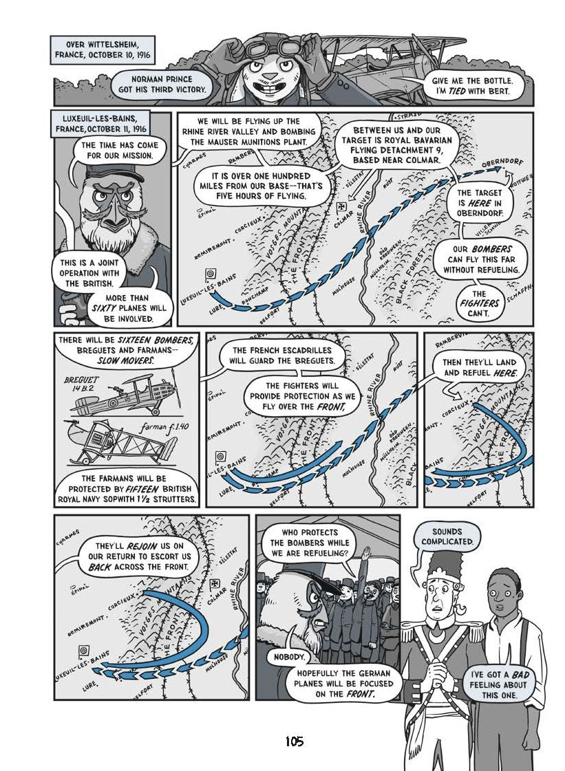 Above the Trenches (Nathan Hale's Hazardous Tales #12): A World War I Flying Ace Tale