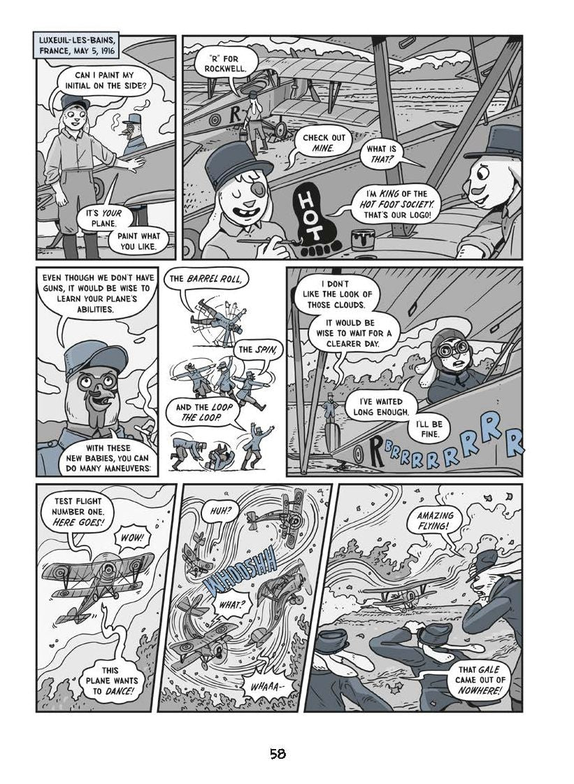 Above the Trenches (Nathan Hale's Hazardous Tales #12): A World War I Flying Ace Tale