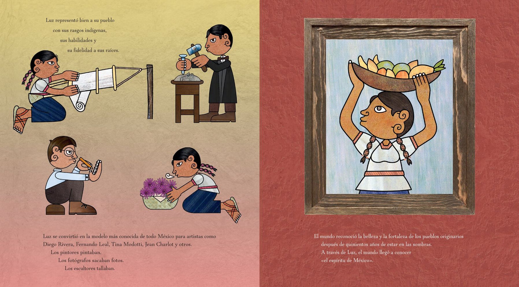 Niña del pueblo de floricanto: Luz Jiménez, hija de los nahuas (Child of the Flower-Song People Spanish Edition)